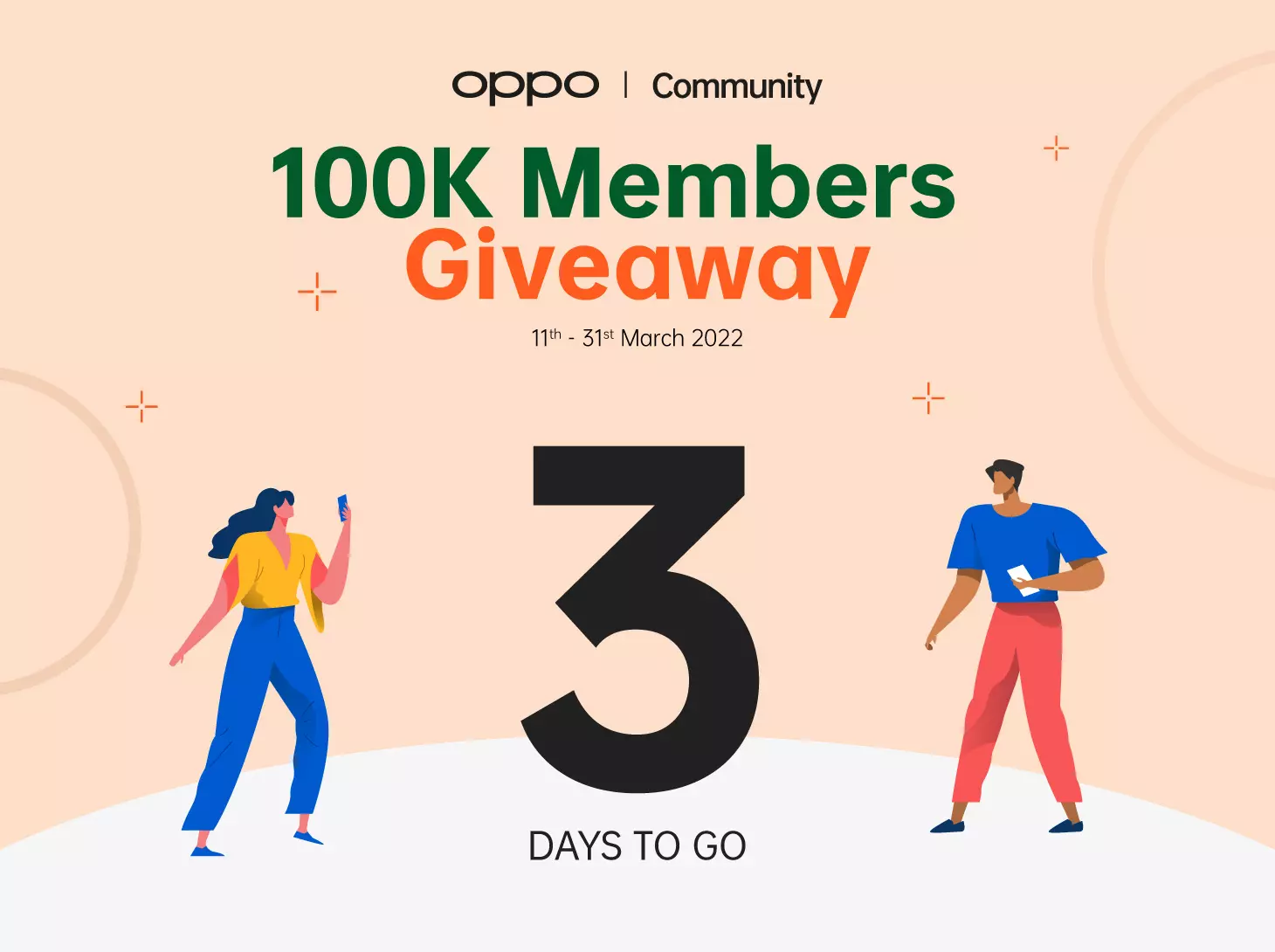 [Countdown] OPPO Community 100K Members’ Giveaway