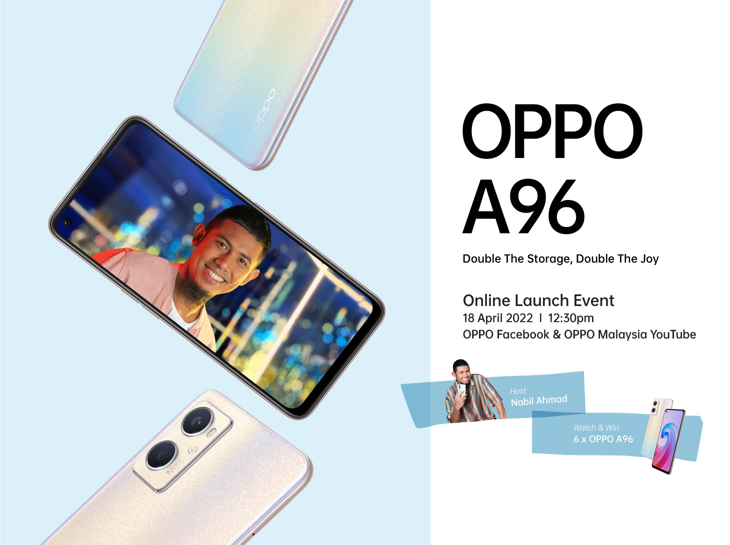 [Invitation] RSVP OPPO A96 Launch Event & Win OPPO A96