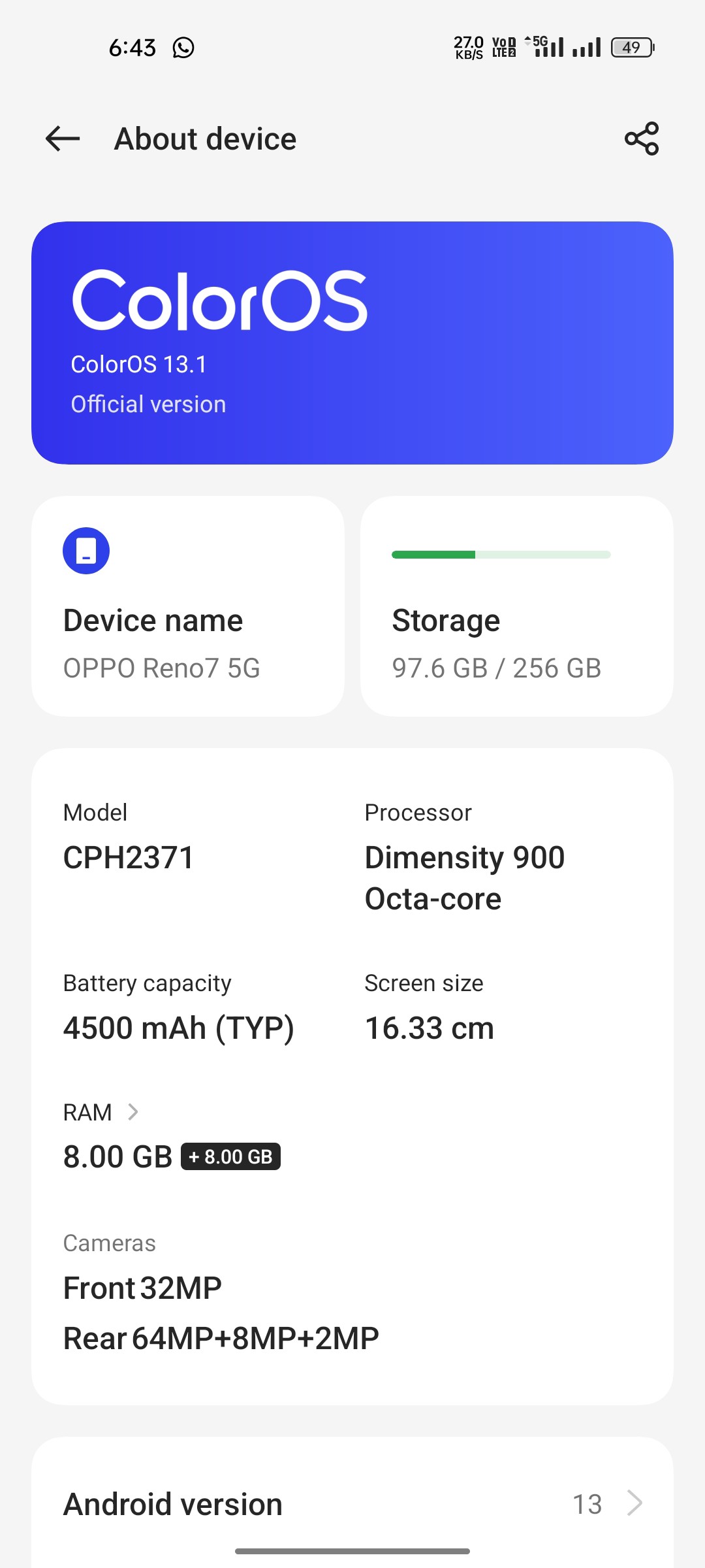 When will the Oppo Reno 7 Android 14 update come to my phone When will the Oppo Reno 7 Android 14 update come to my phone