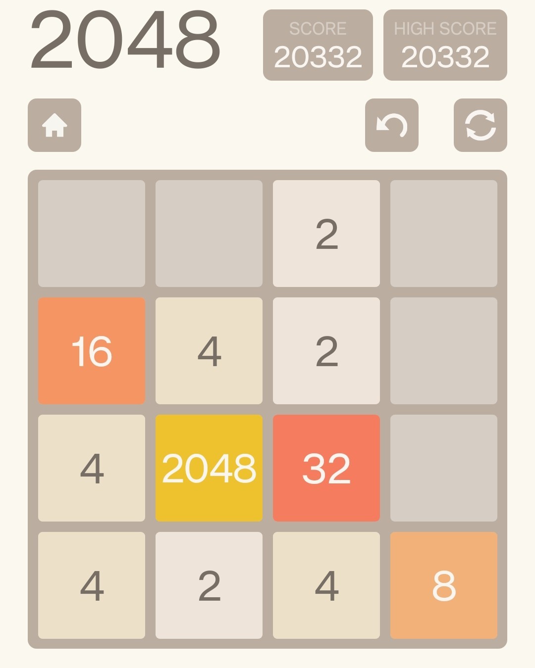 2048 - My Nerdy Casual Recommendation