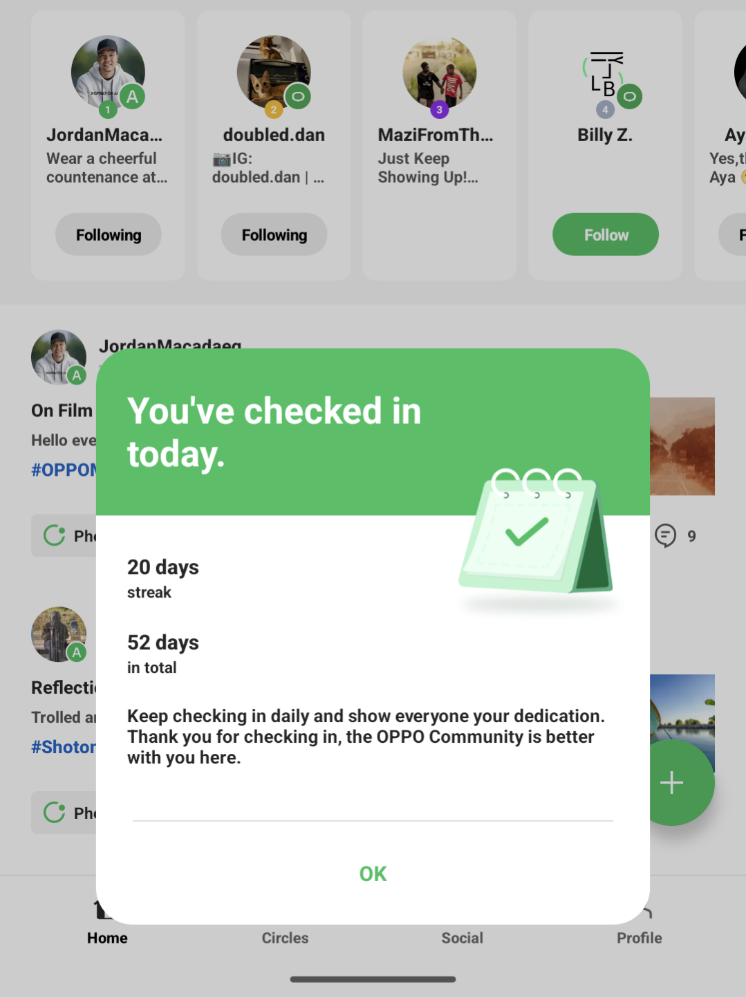 Good afternoon !!I completed 2 months of daily check in toda