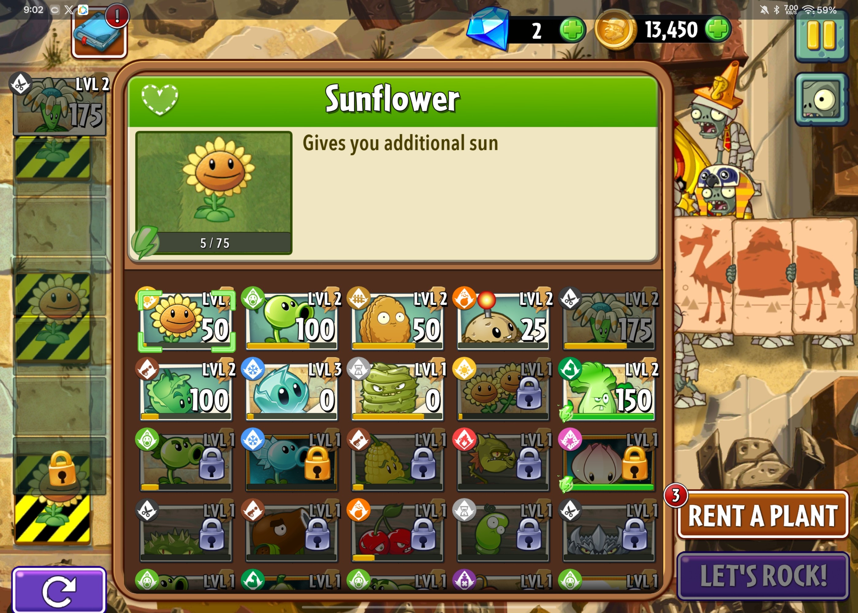 My Strategy Game Recommendation  PLANTS VS ZOMBIES 2
