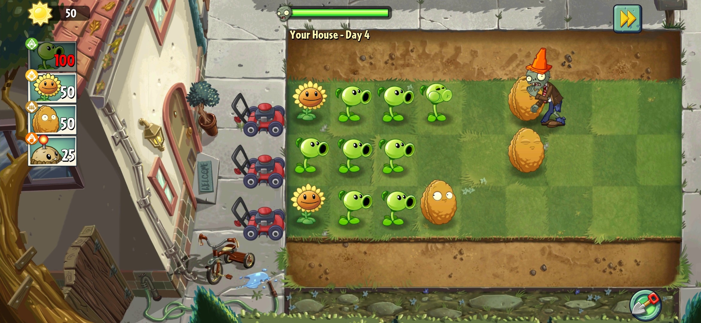 My Strategy Game Recommendation  Plants vs Zombies 2