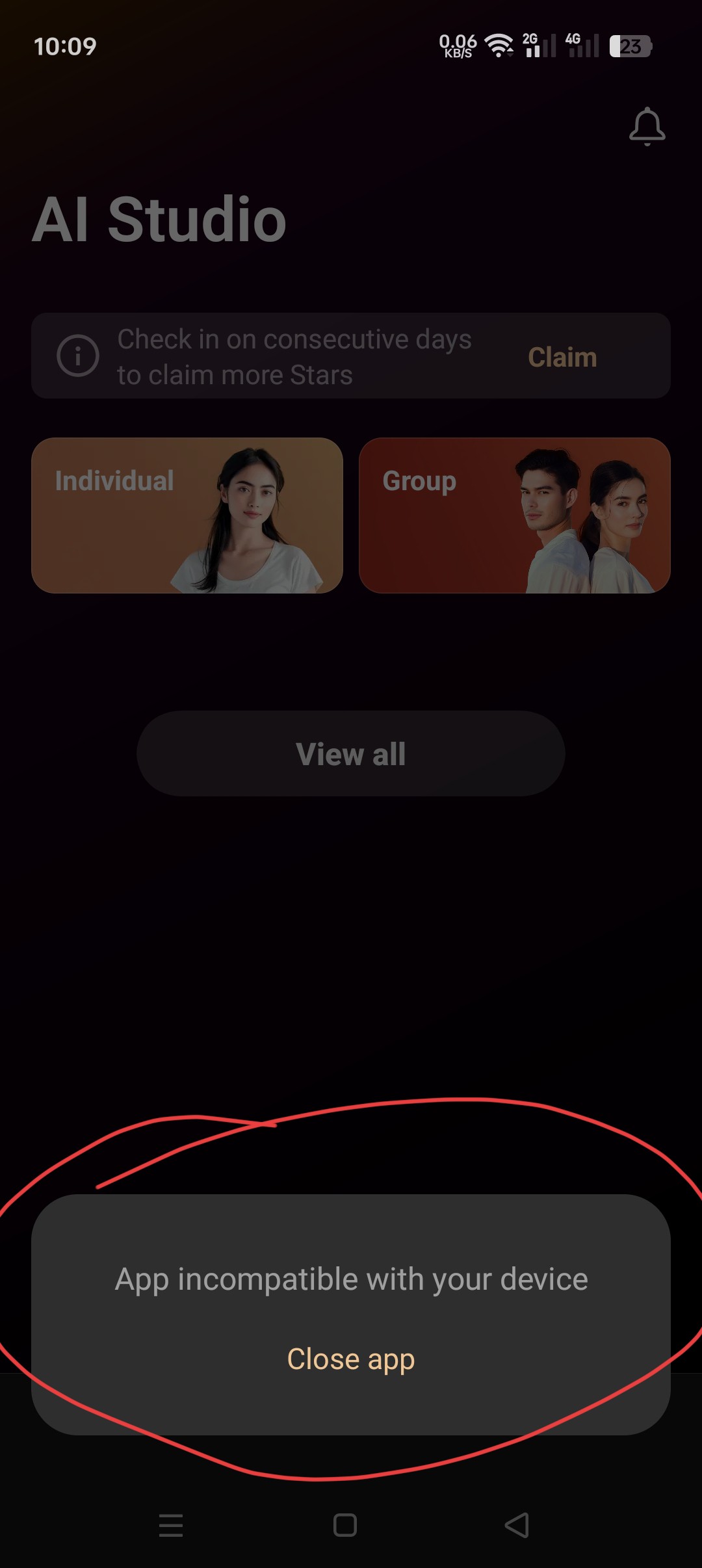 I bought Oppo Reno 12 pro 5g from China. But here my phone h