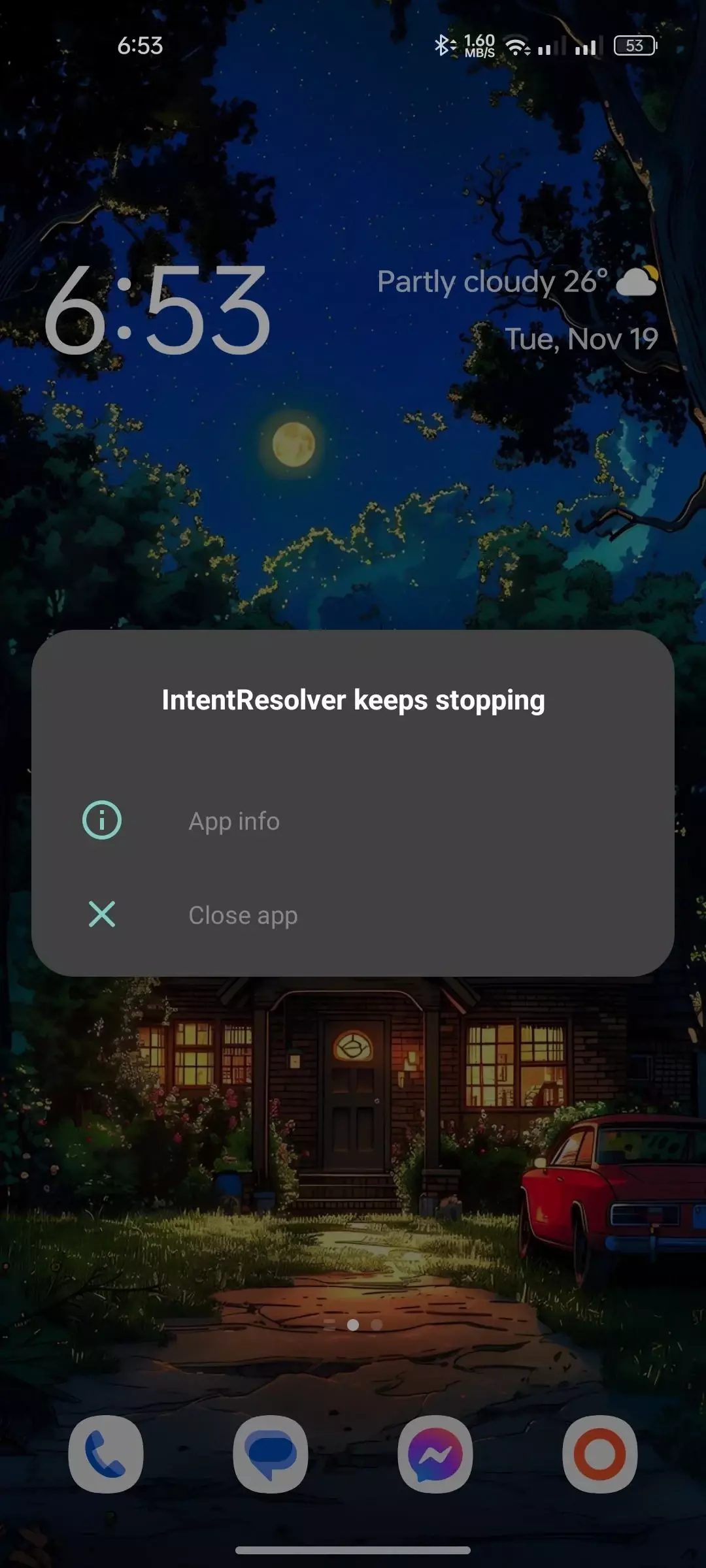 Help! 'IntentResolver Keeps Stopping' Error on My Oppo Phone
