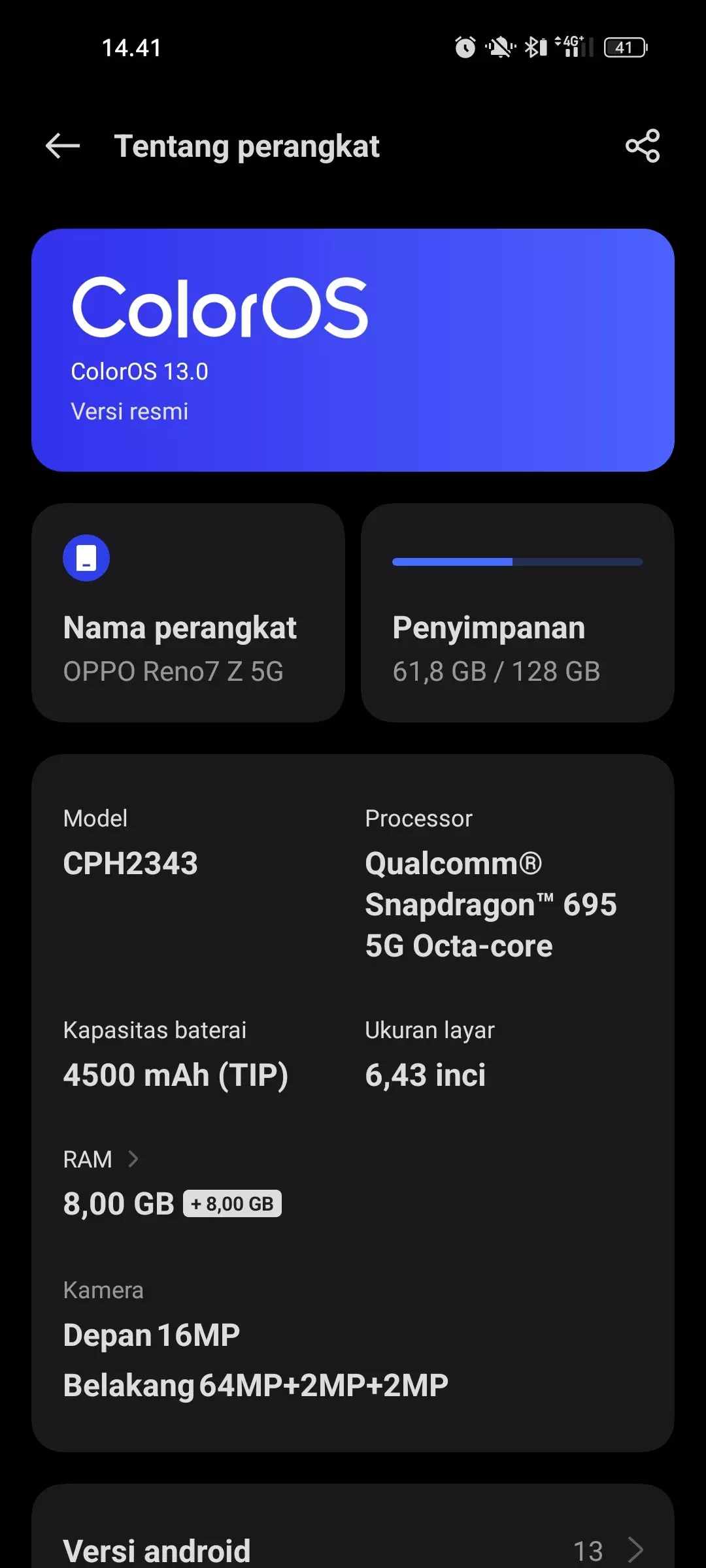 please update android 14 and colorOS 14 please