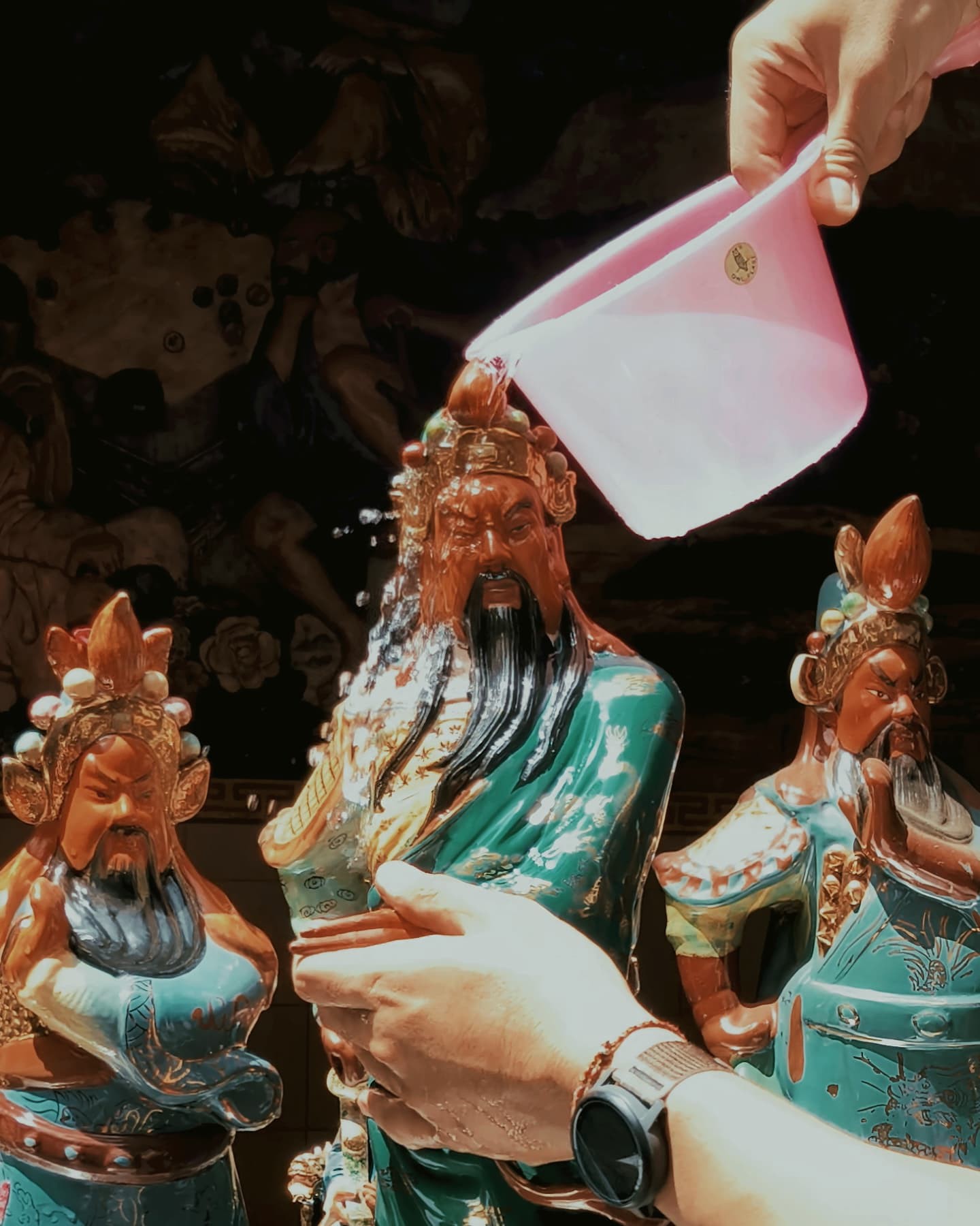 A Cleansing Ritual at Vihara This ritual is carried out by B