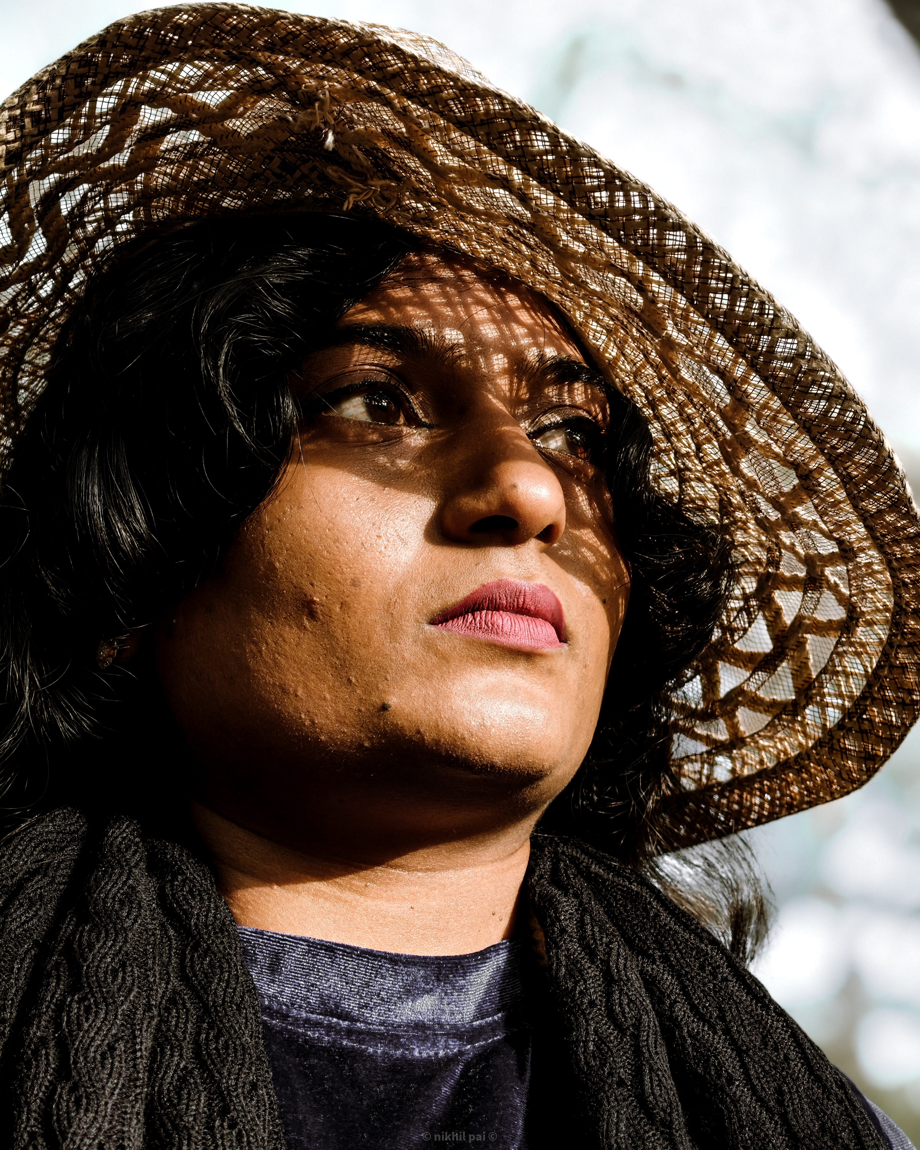 Portrait Playing Playing with light and shadows. While clicking portraits, I