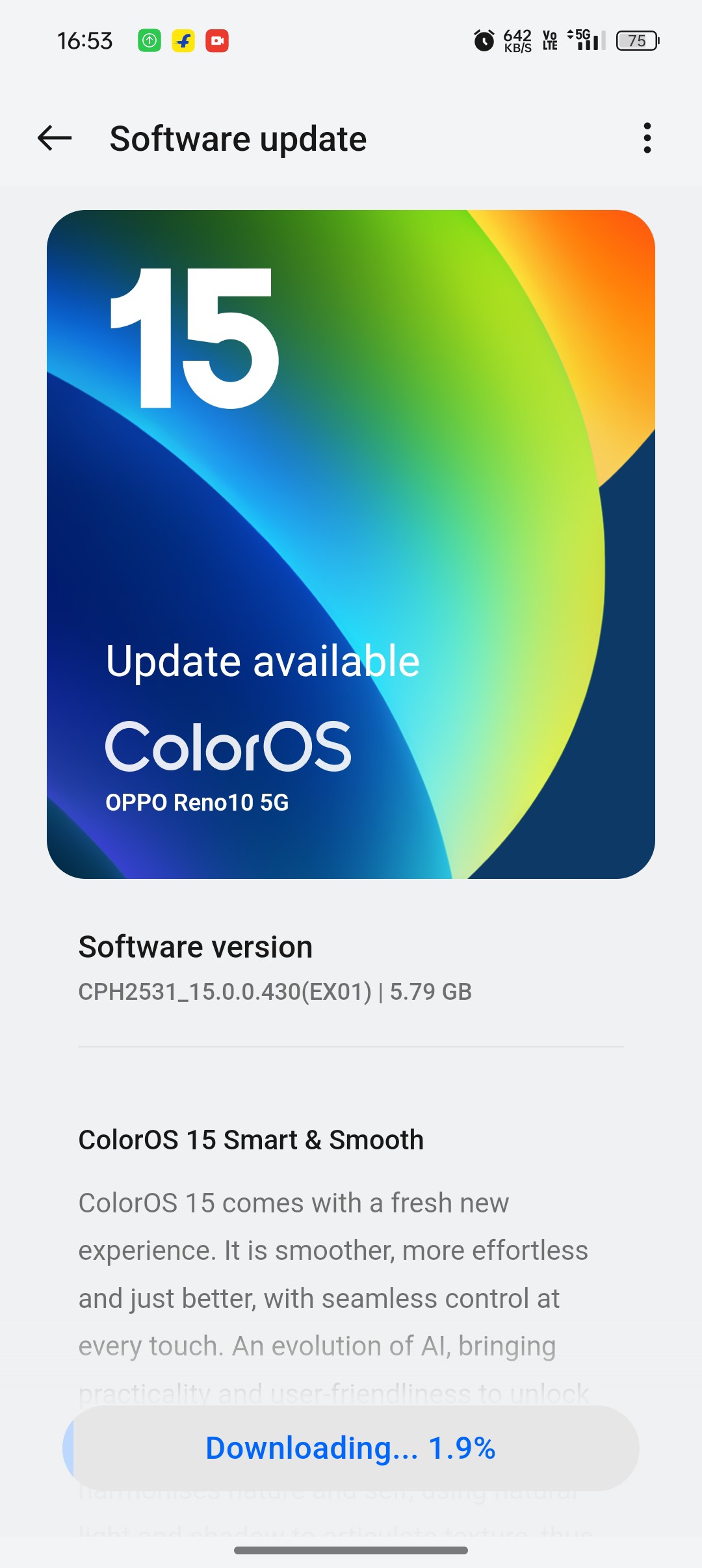 Colour OS 15