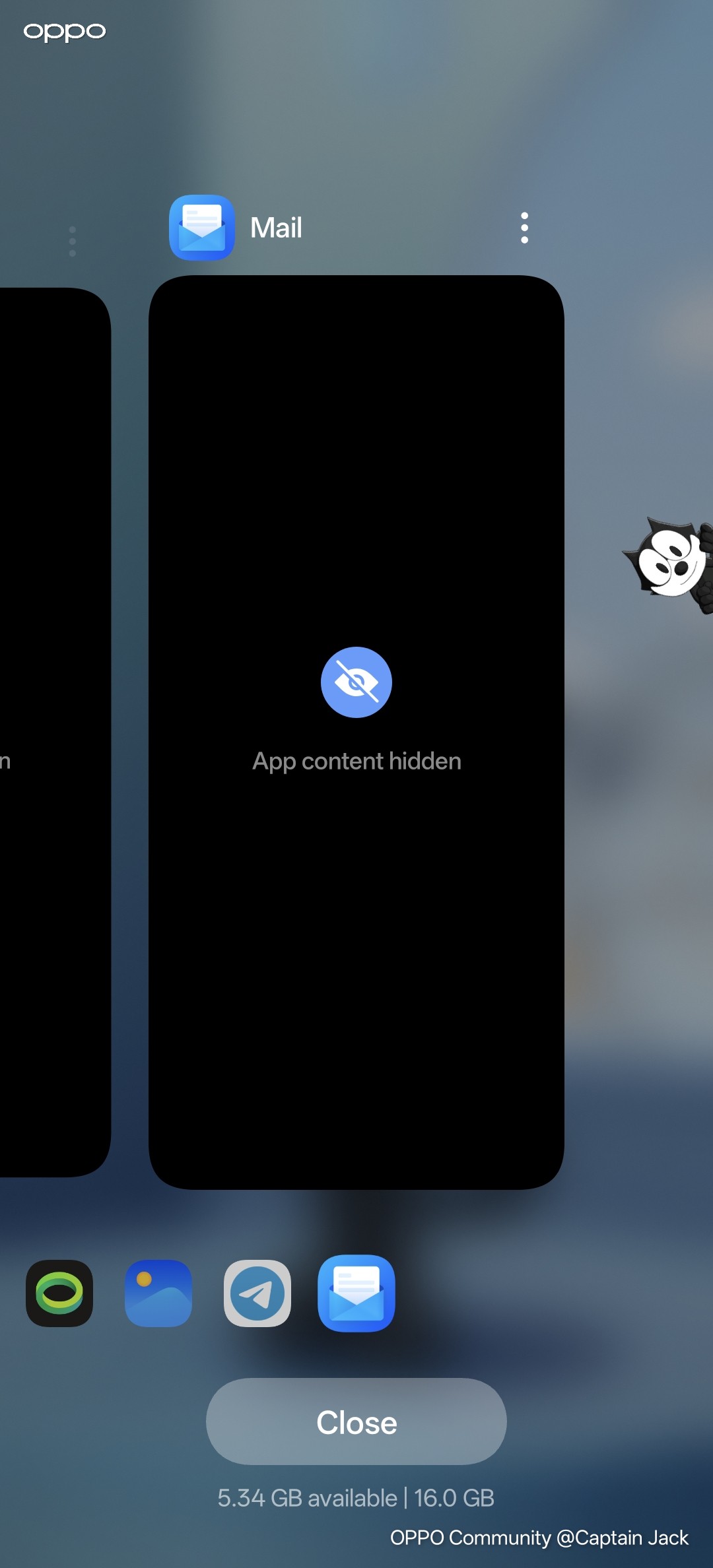 Interface van de Hidden Jack app