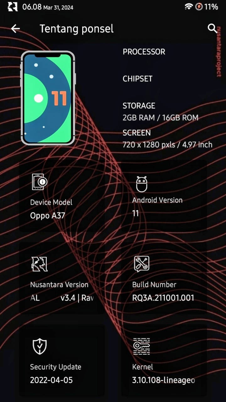 Oppo a37f os nya menolak jadul ini asli Android 11 tapi cust