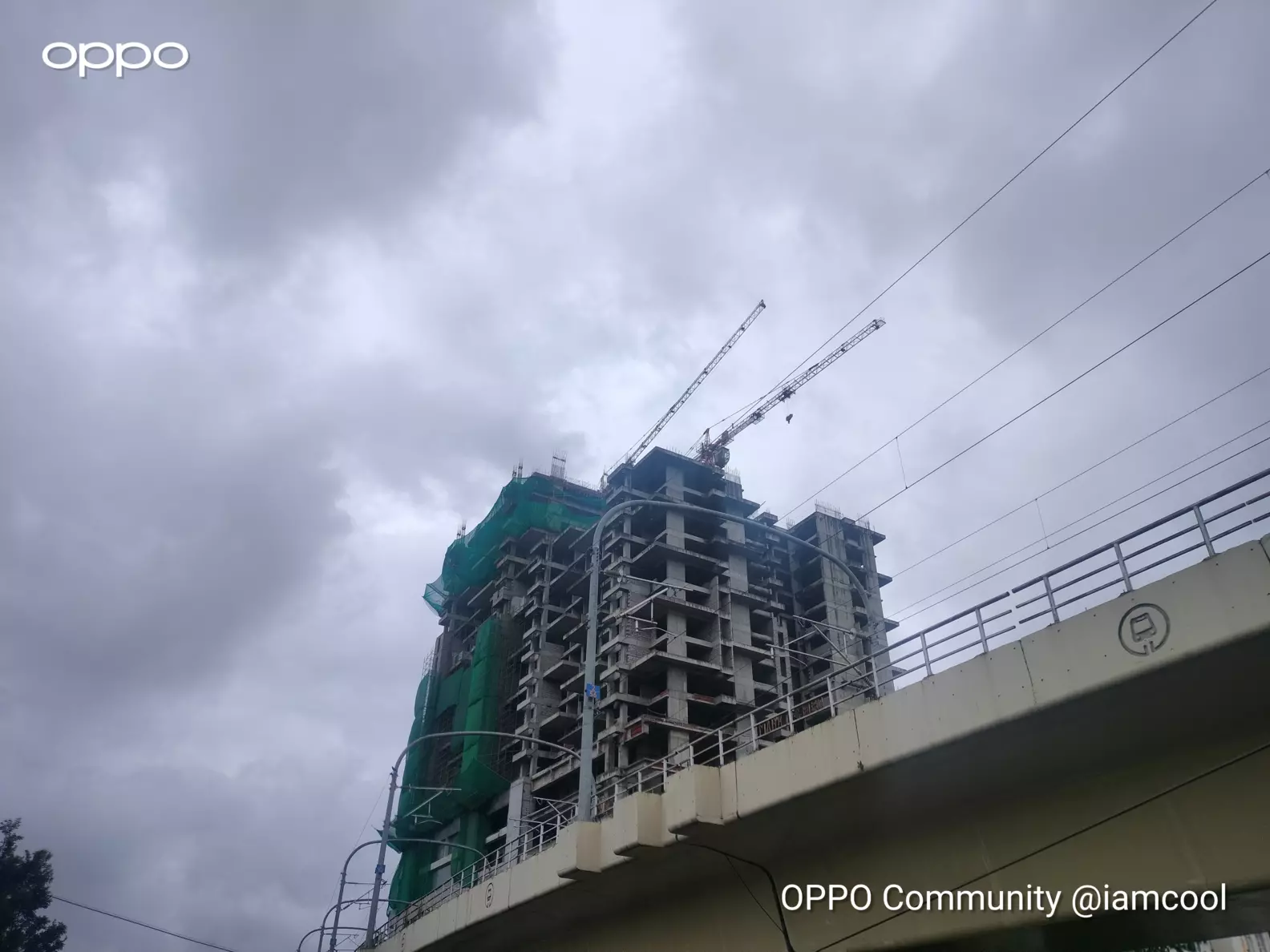 This is what it looks like when your building is going throu