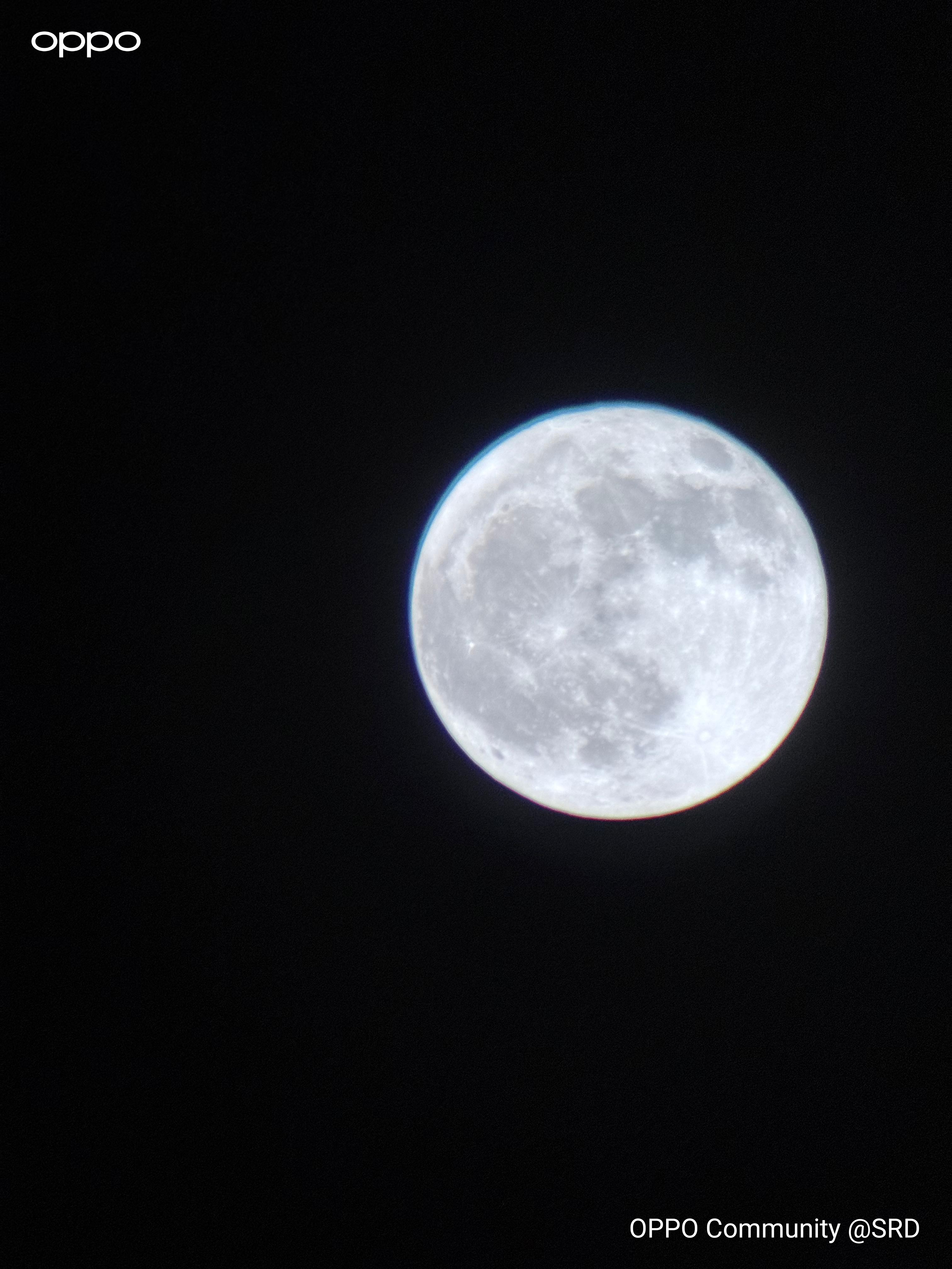 Moon Shot Using External telephoto Lens