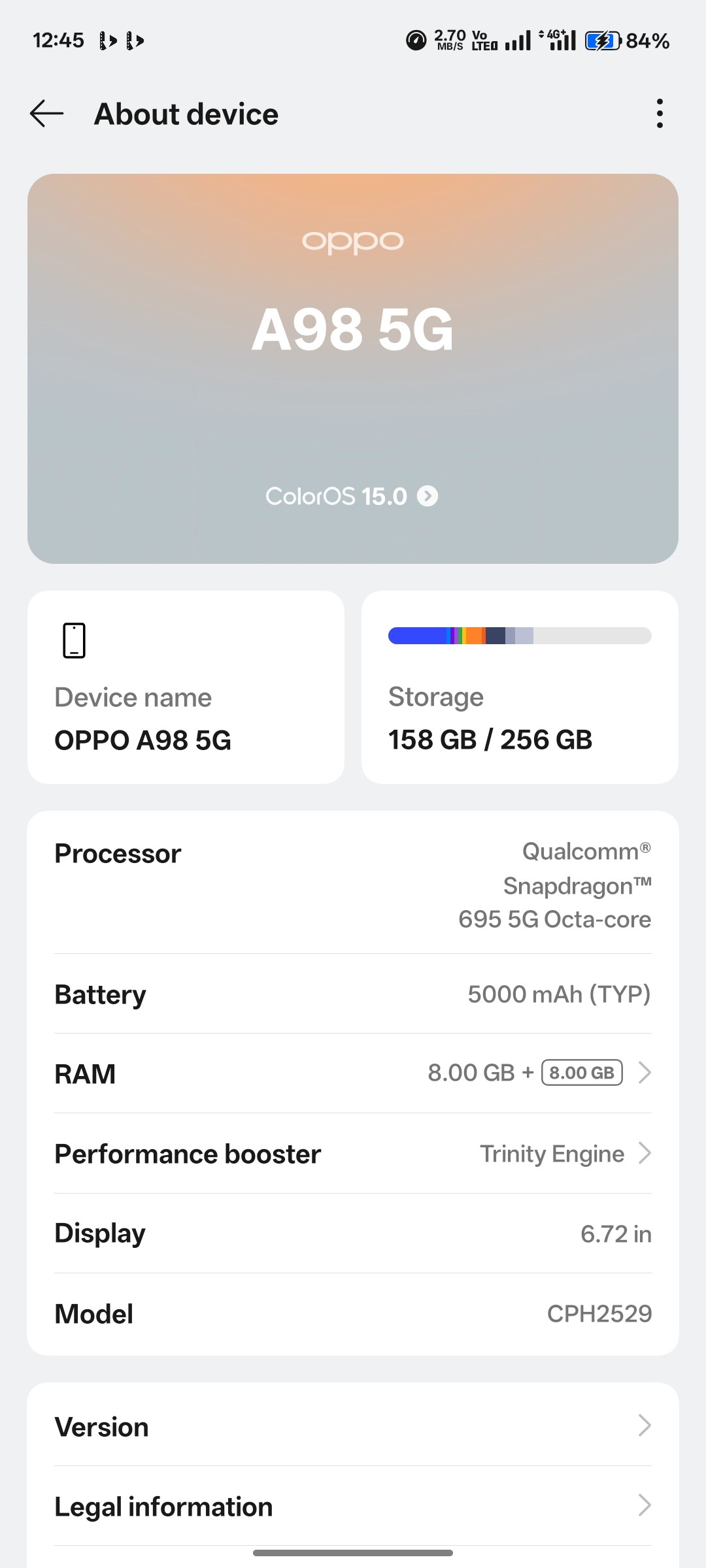 📱 Oppo A98 5G (Android 15) Lagging/Stuck Issue