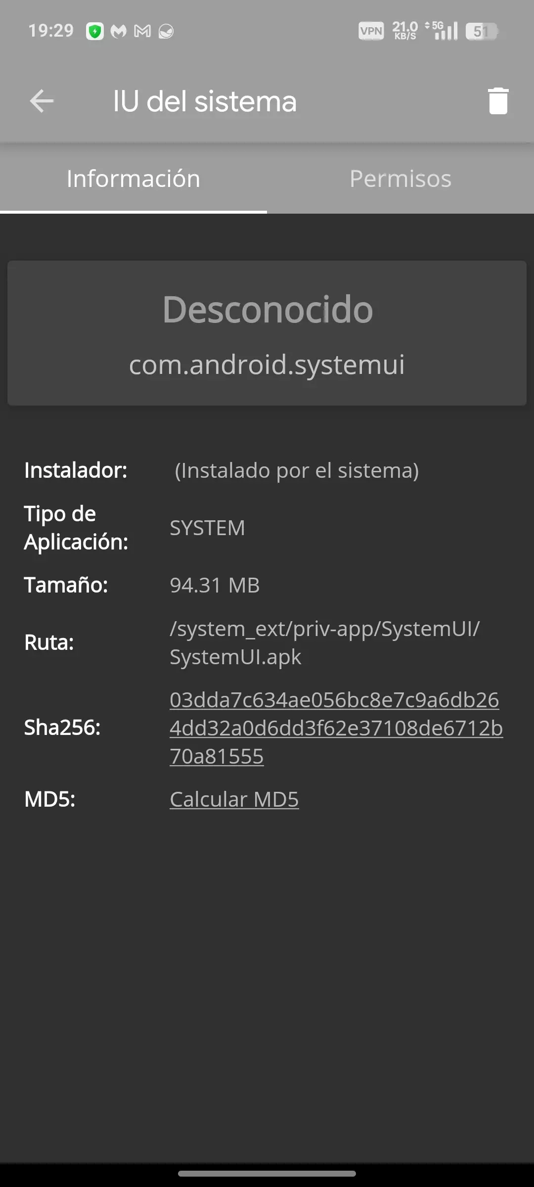 Why Is enabled this permissions on my Com.android.systemui Please check ...