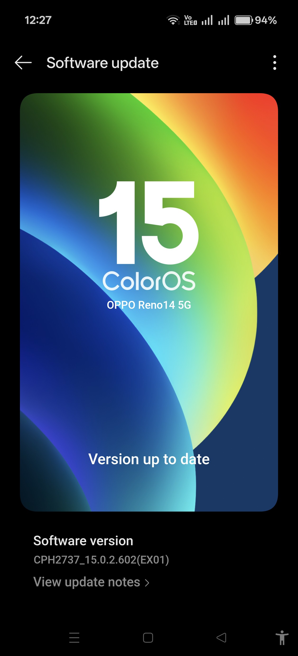 Why Coloured screen while charging?