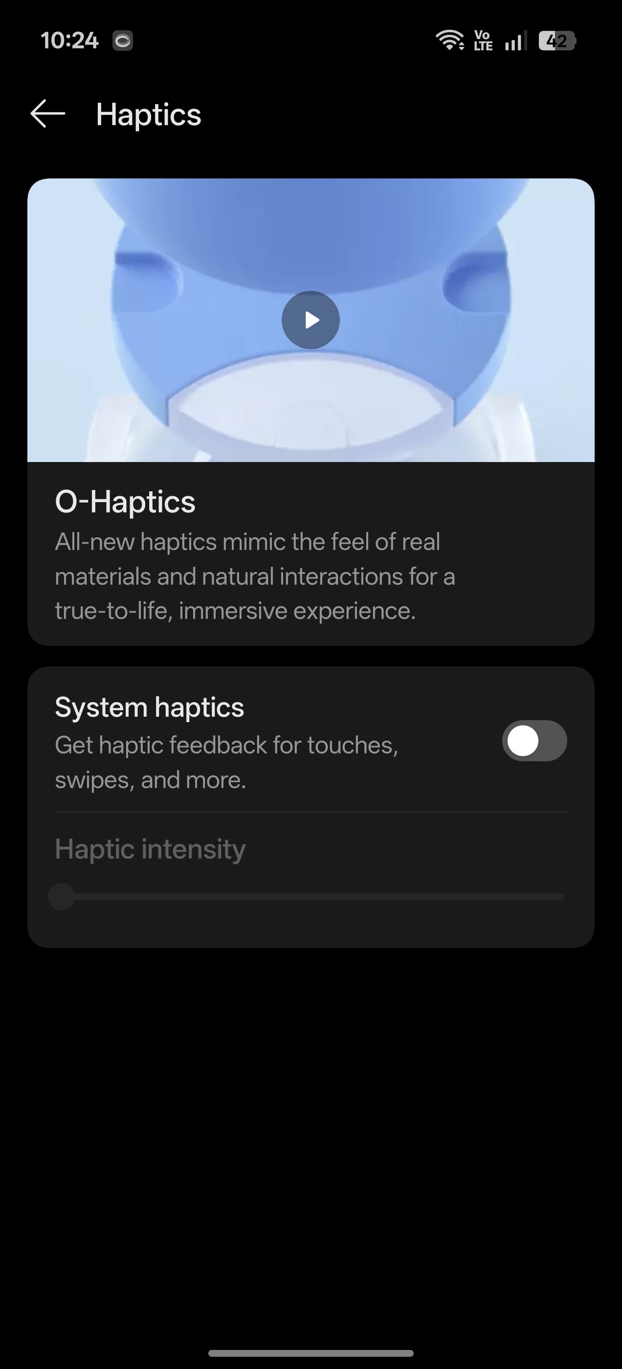 Even after turning off all vibration settings, I still feel Even after turning off all vibration settings, I still feel