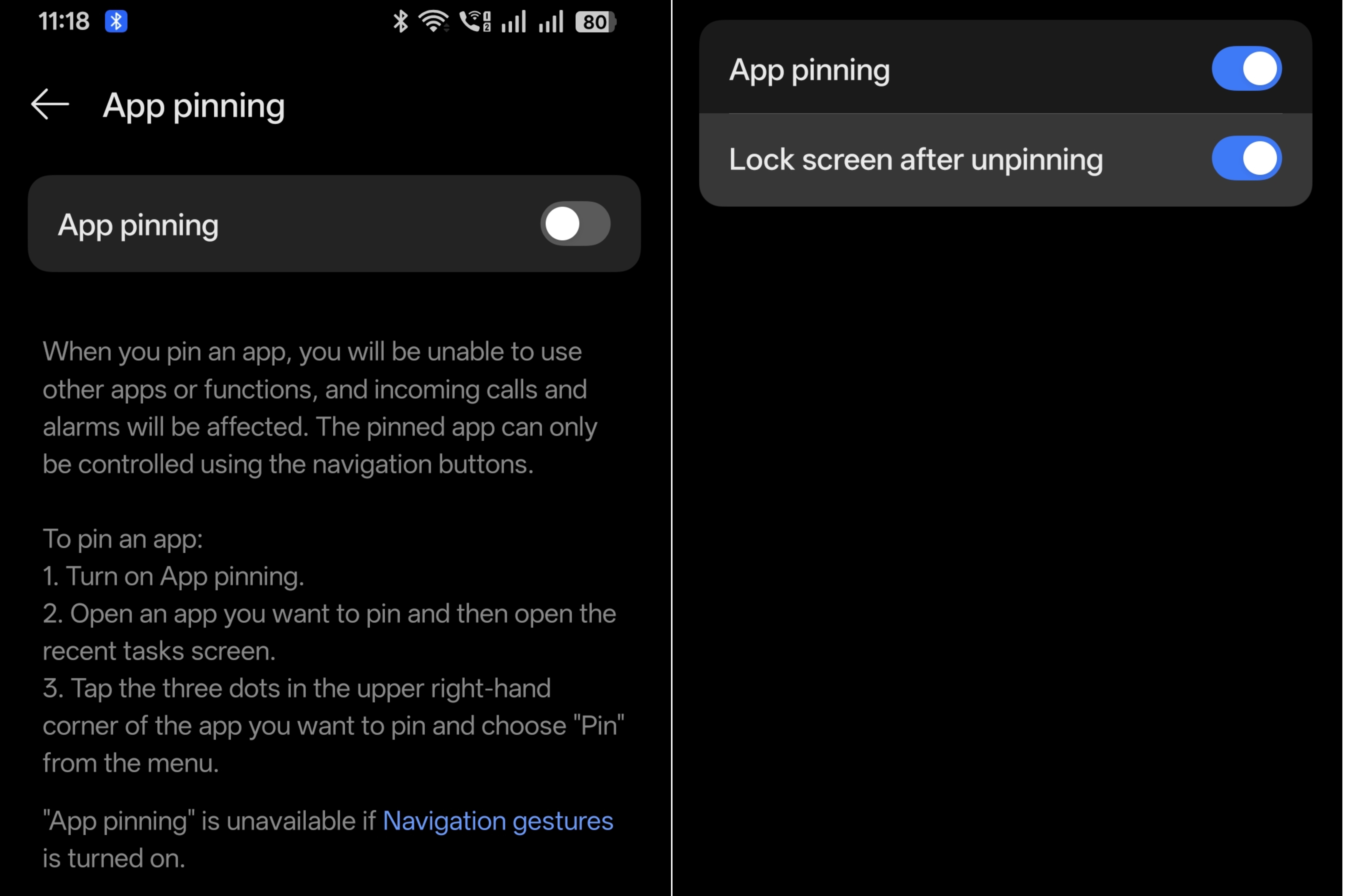 Pin It📌 , Protect It: Smart App Pinning on my OPPO device