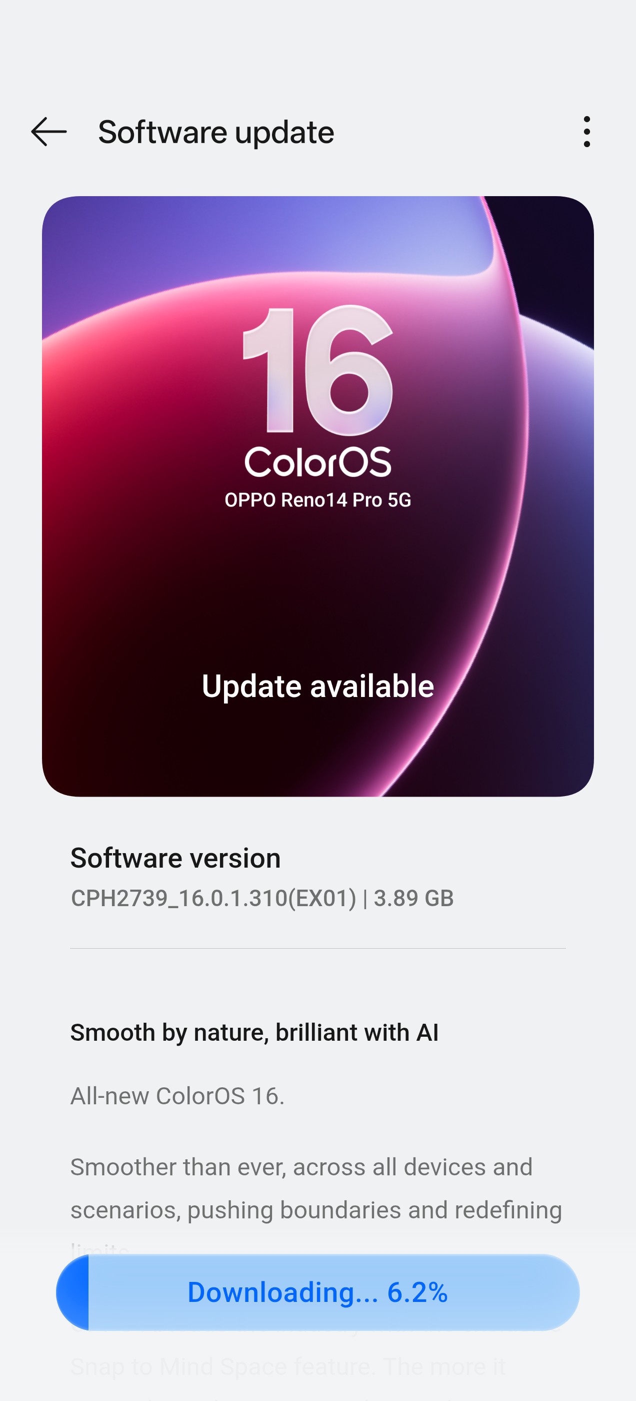 Pro becomes Pro, Received Color OS 16.I will try and share m