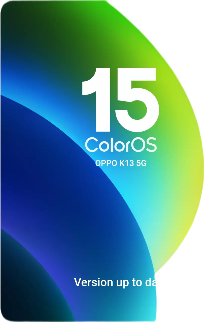 When did oppo k13 get color os 16 update