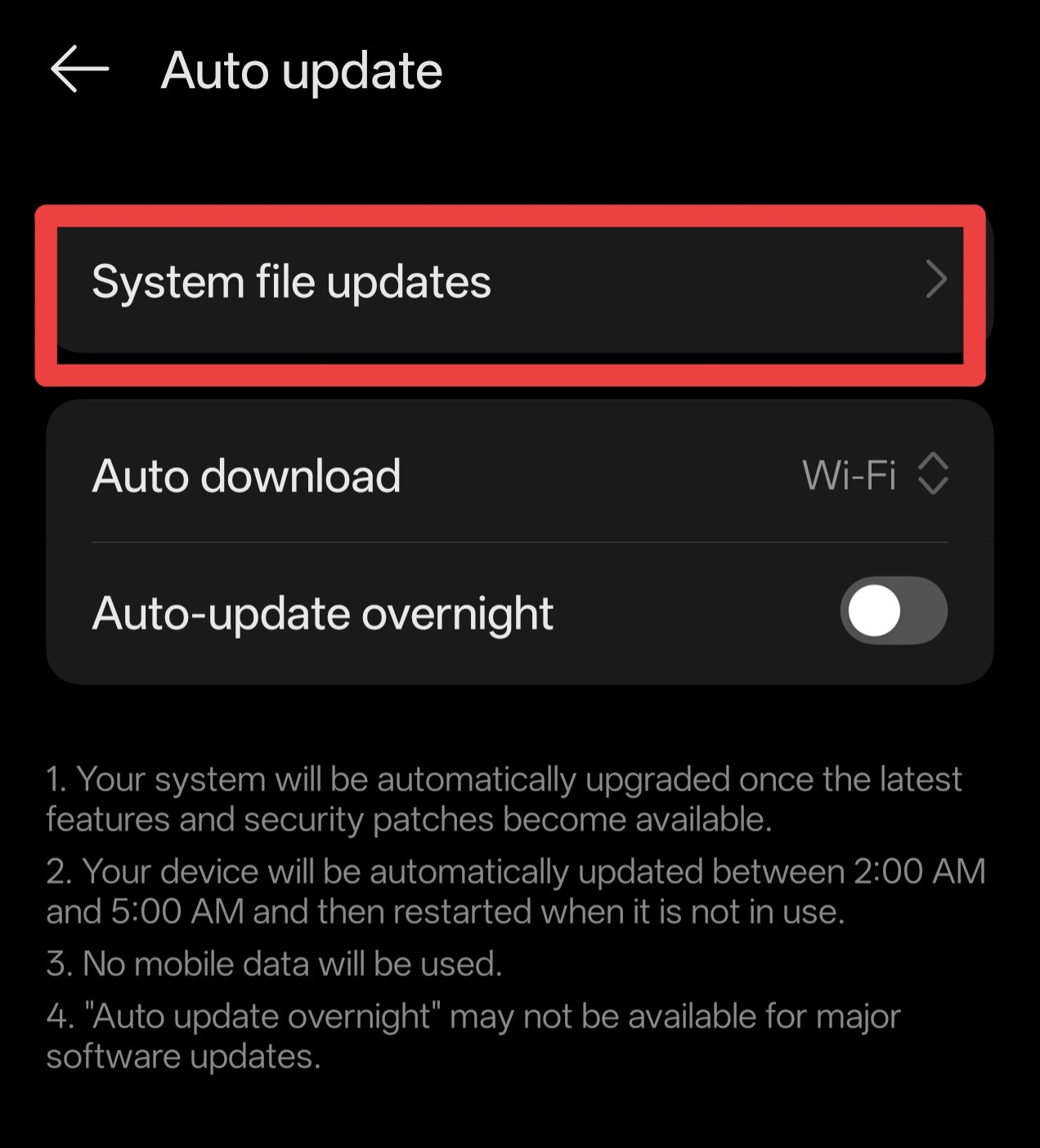 System File Updates - System Patches in ColorOS 16