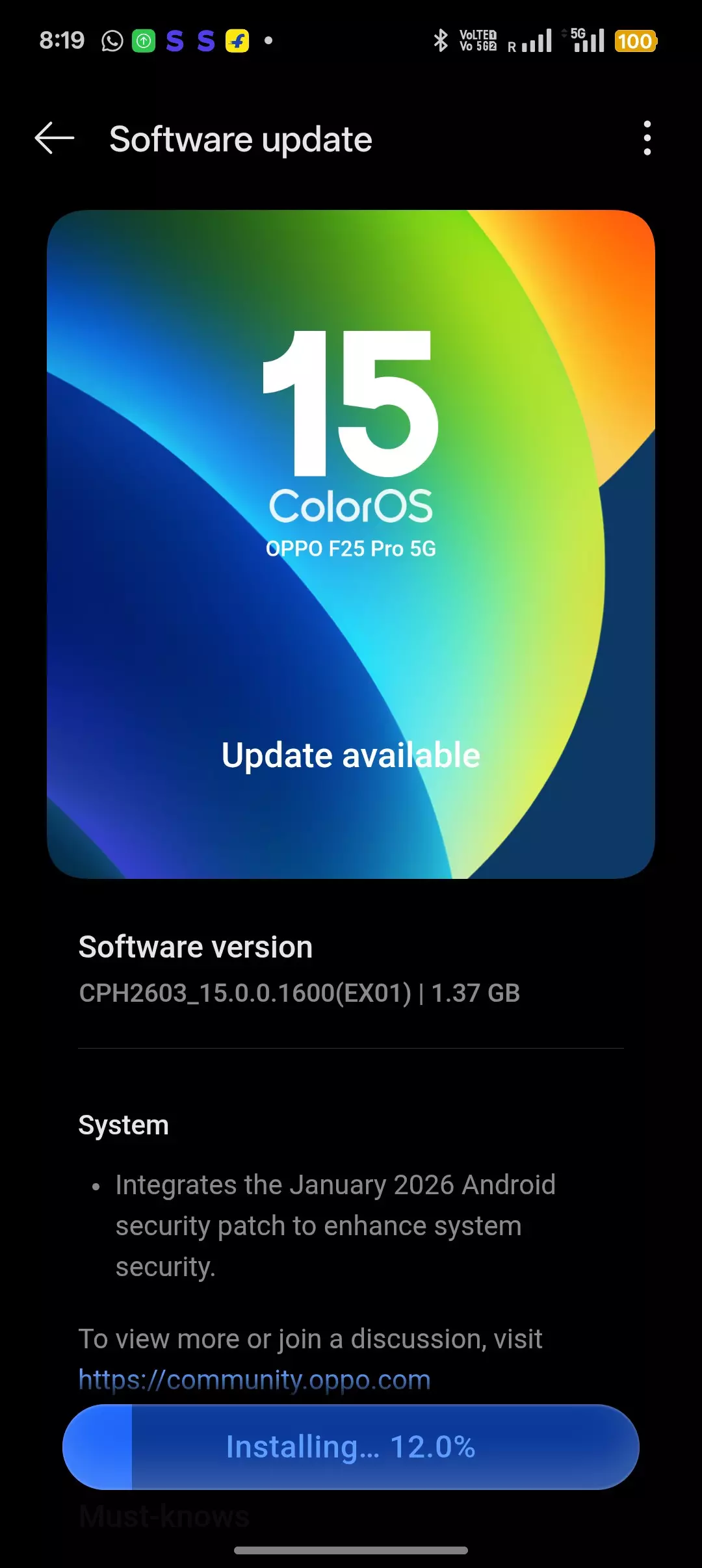 Colour OS Android 16