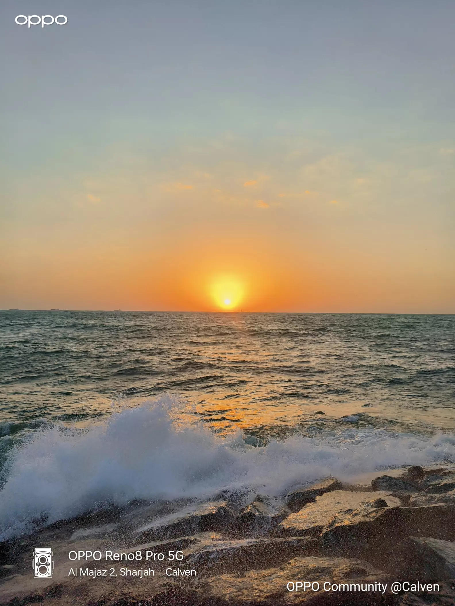 Al Layyah Canal was the perfect place to watch the sunset wi