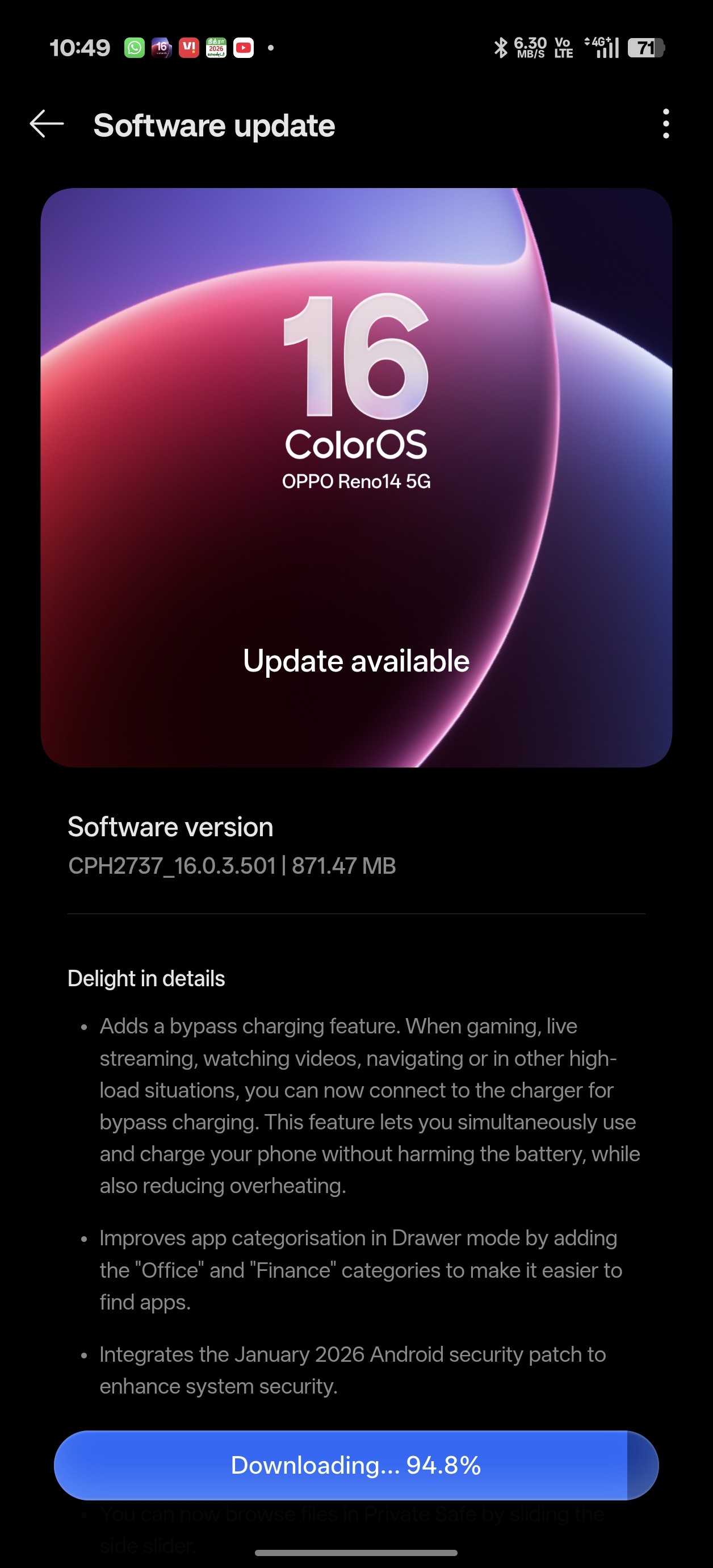 Colour os 16 beta version