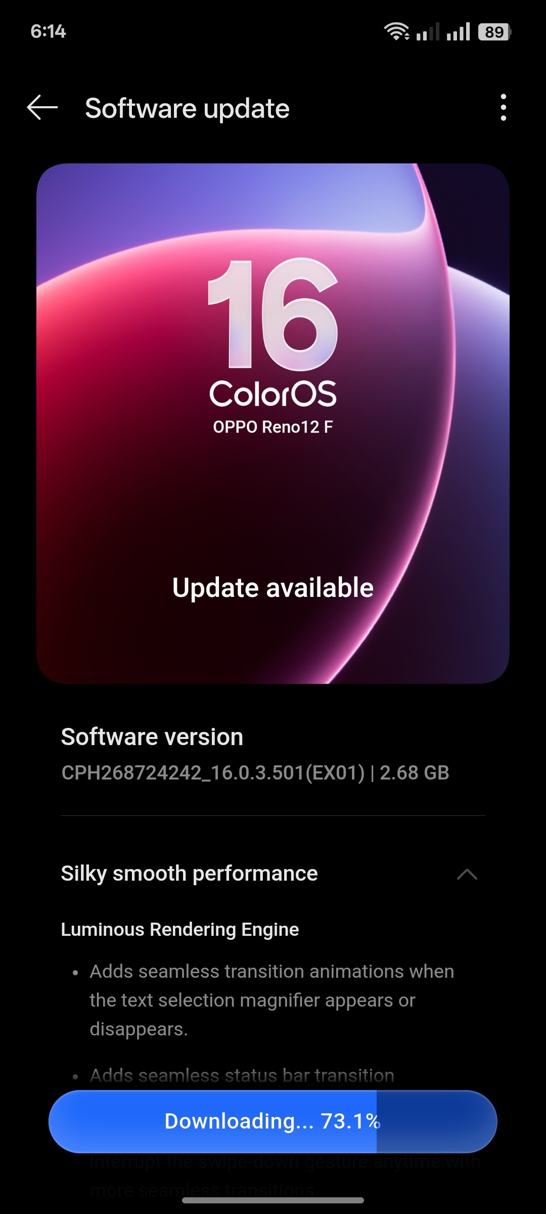 Color os 16