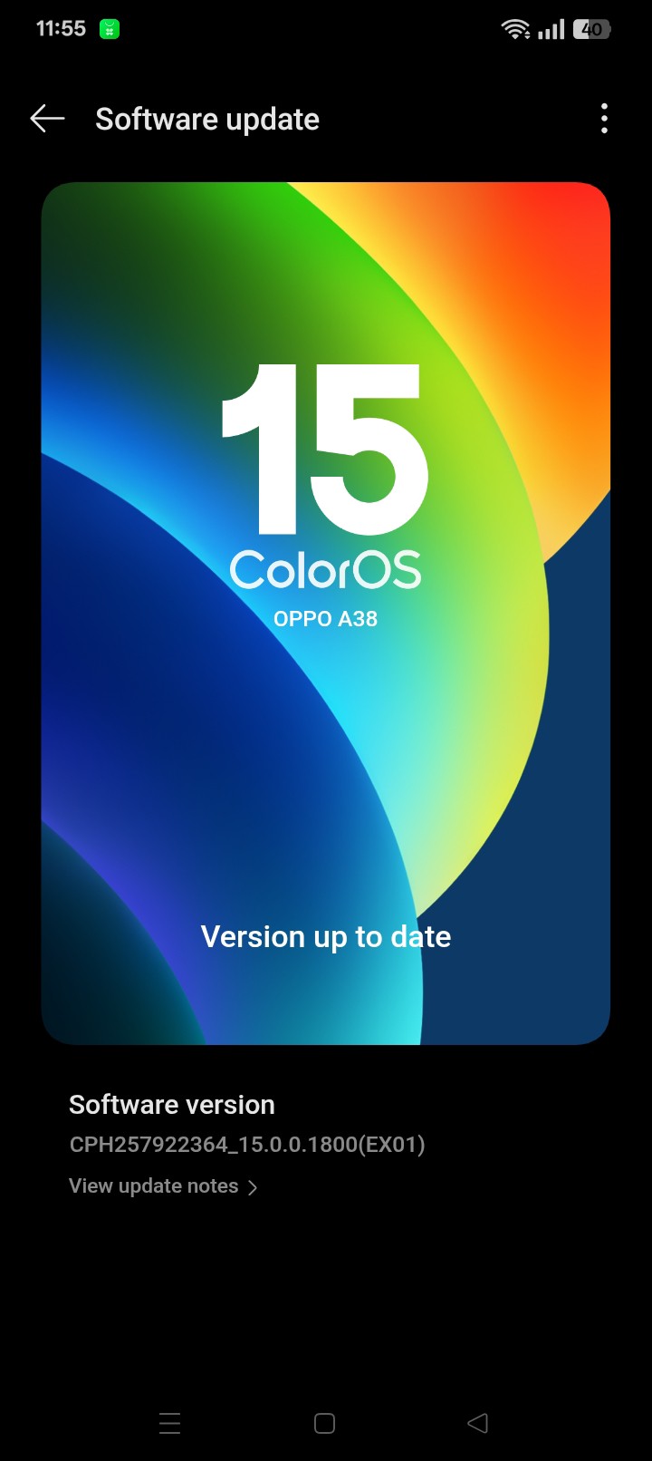 Color Os Boot colours OS 16 version