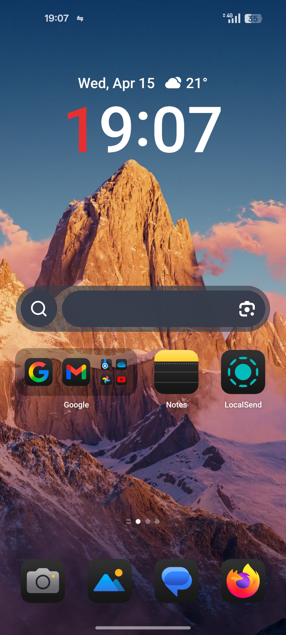 Another home screen layout!
