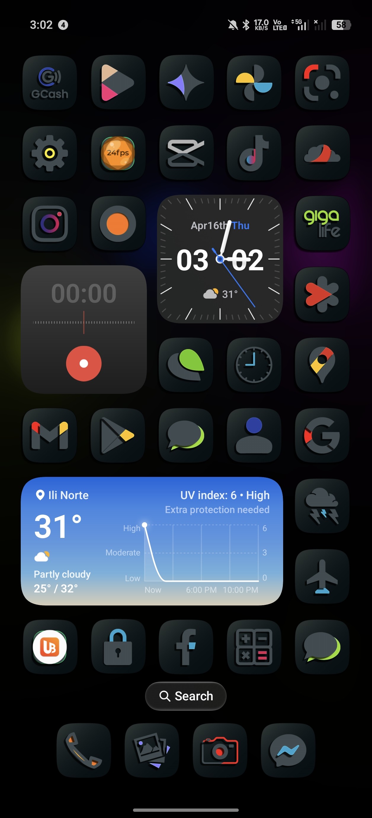 Another home screen layout!