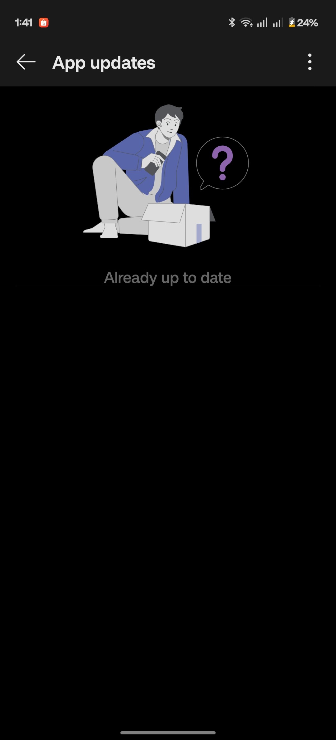 A problem with the app updates?