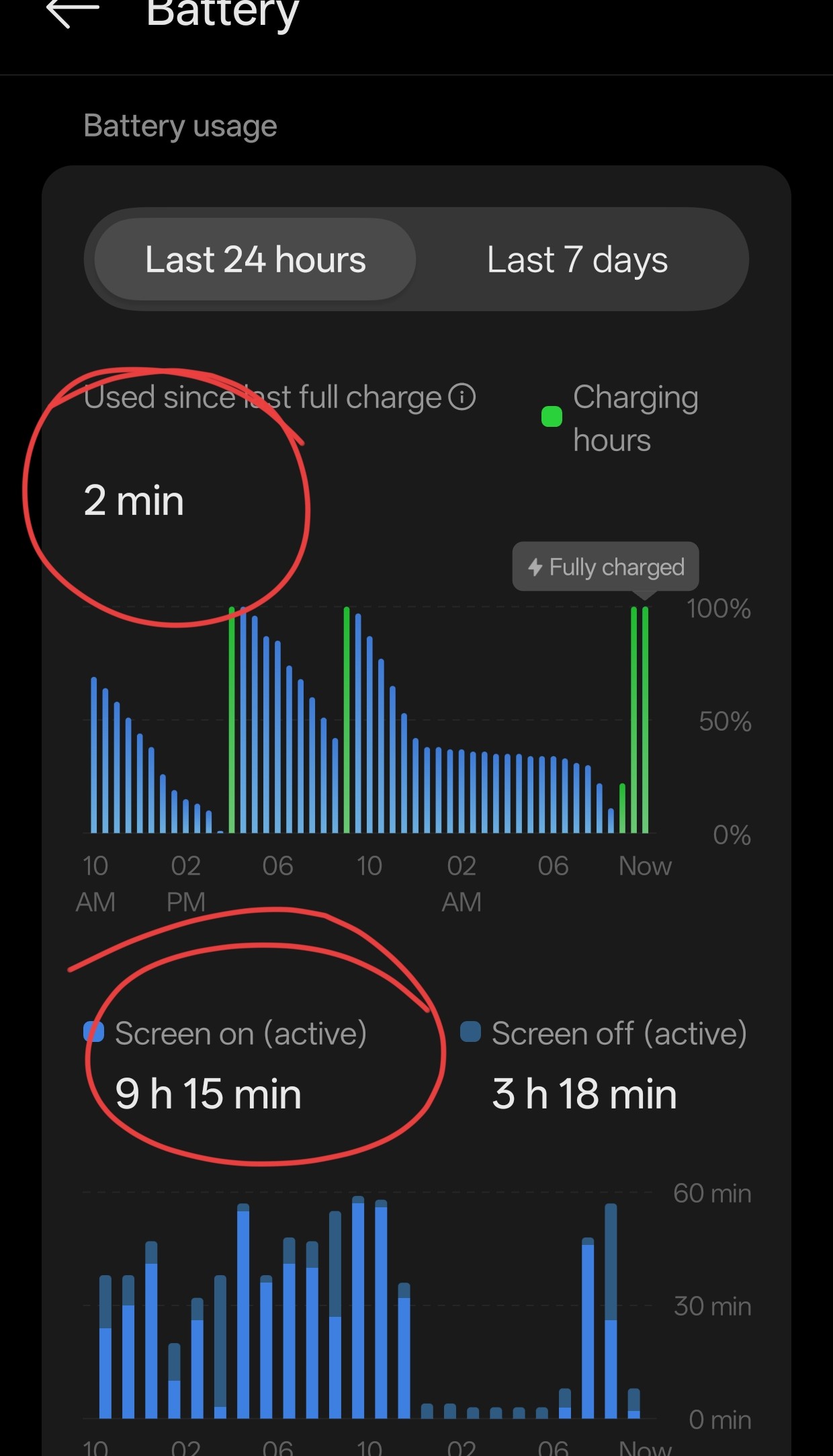 Battery page