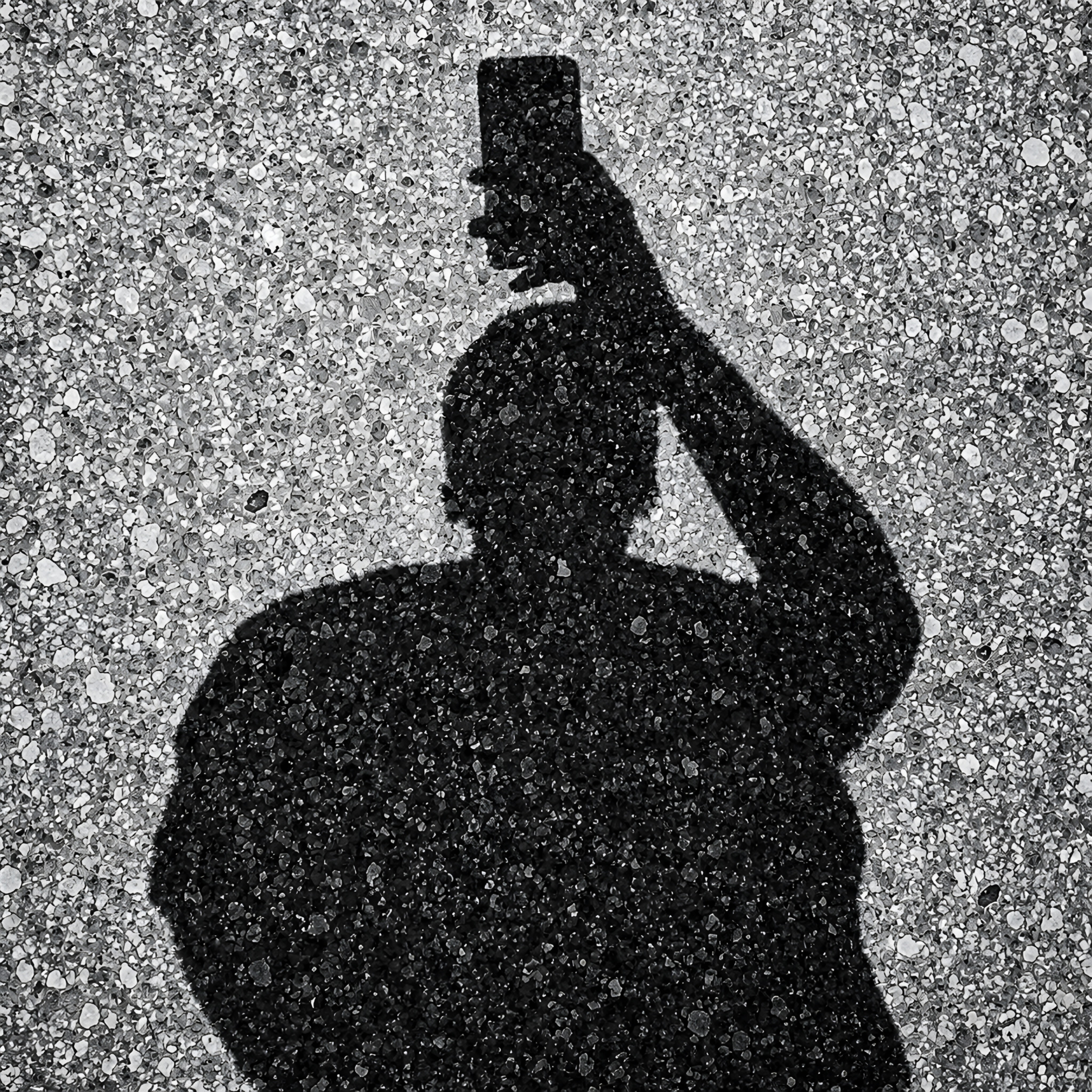 Beneath the silent light, my shadow tells a story untold 🌑A