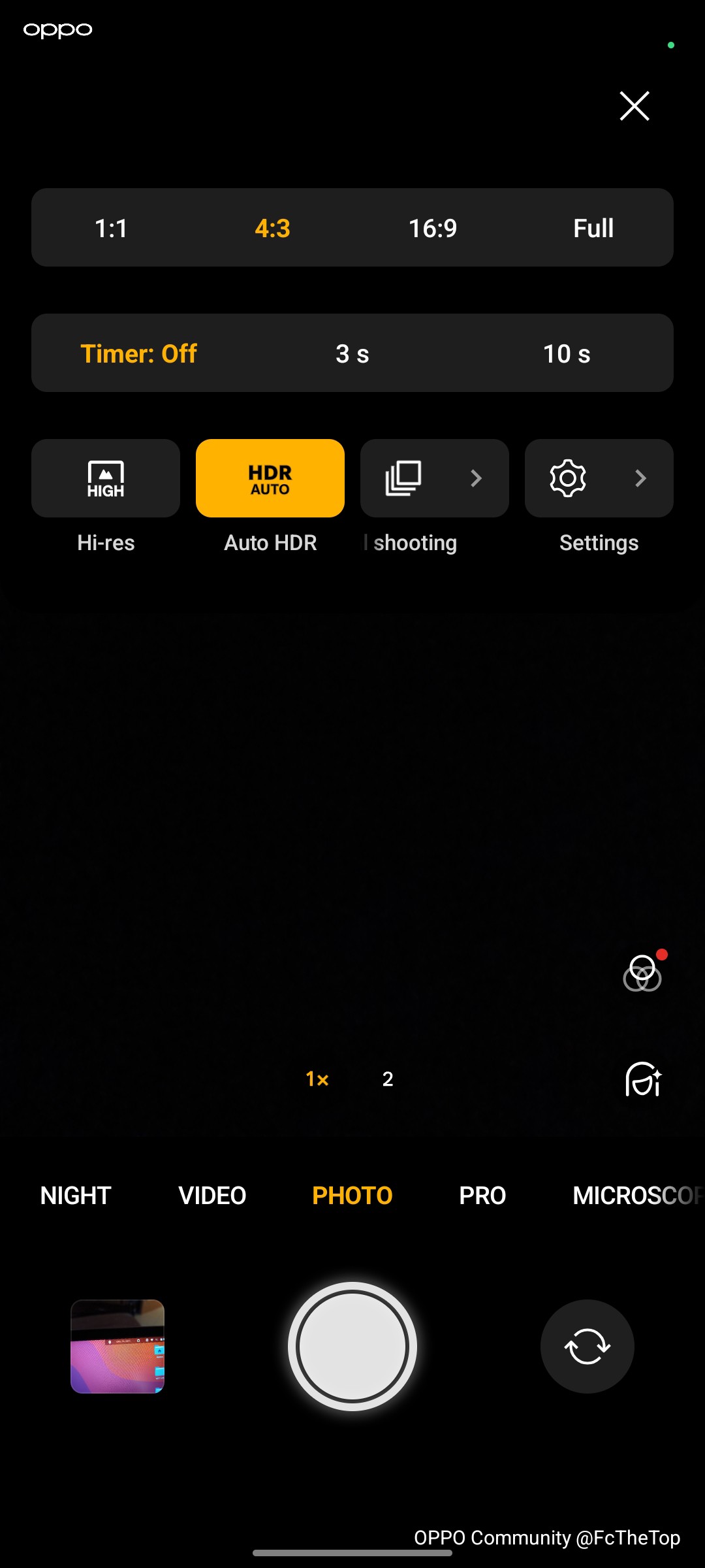 Bring the feature to disable AI camera back