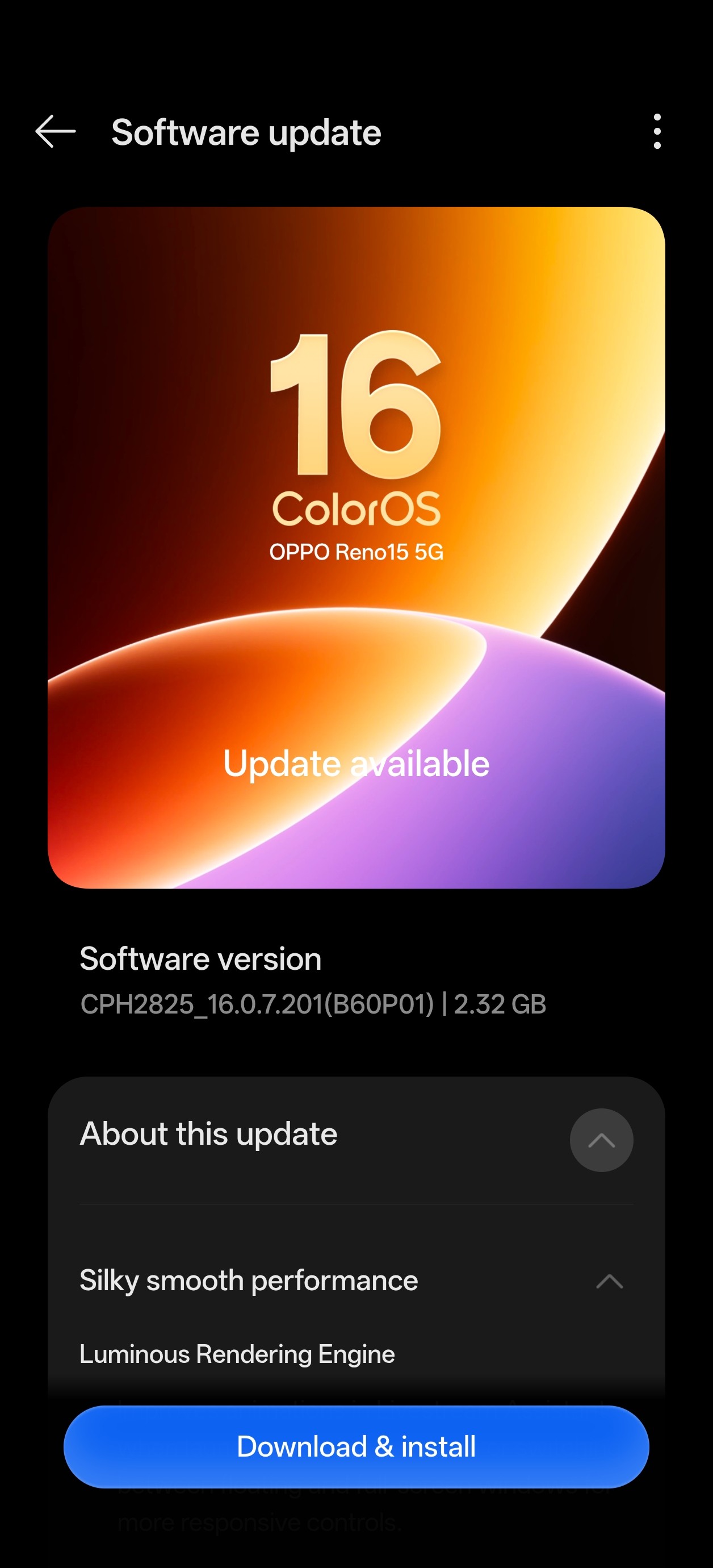 Yepppii ! ColorOs 16.1 Finally Rollout in India Today. got it on Oppo ...