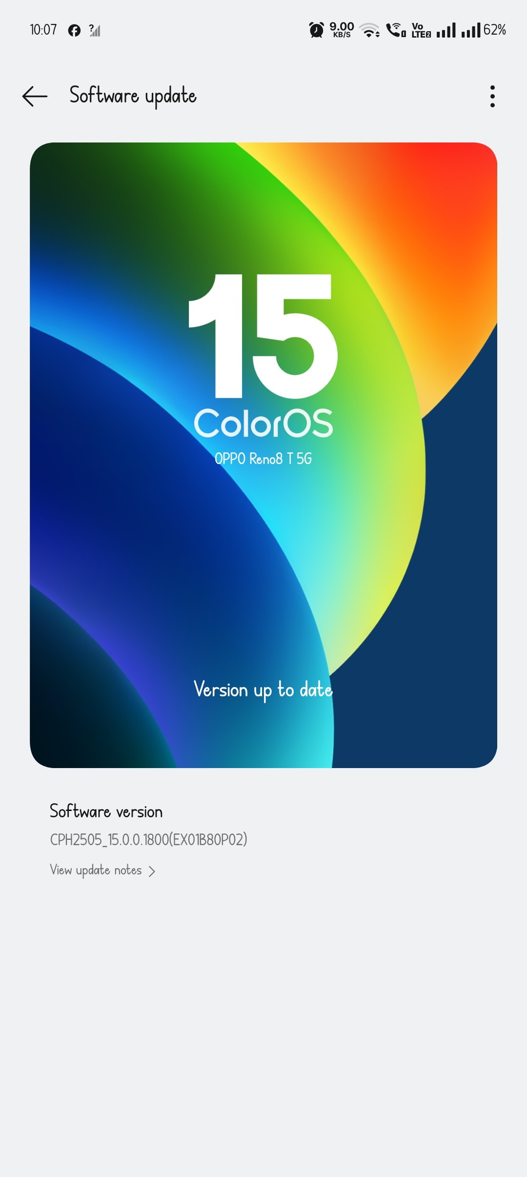 When will OPPO Reno8 T 5G (Indian Variant) receive the ColorOS 16 update?
