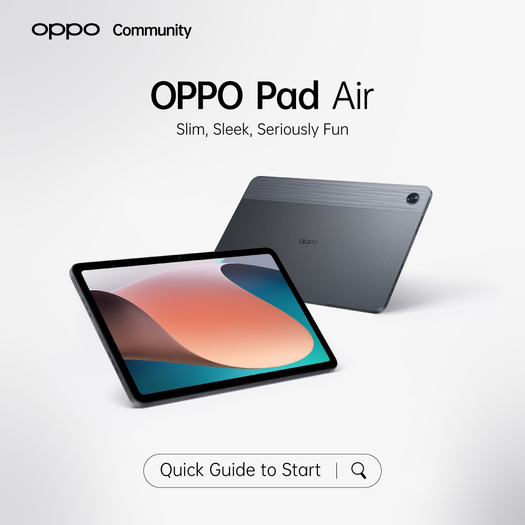 Beginners' Guide] OPPO Pad Air