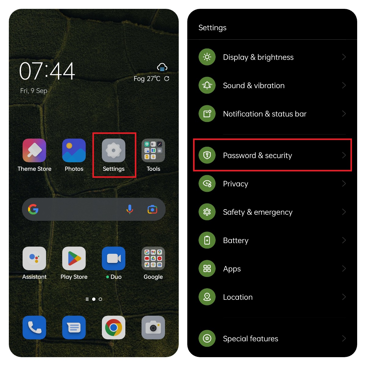 How to get the most out of System security features in ColorOS