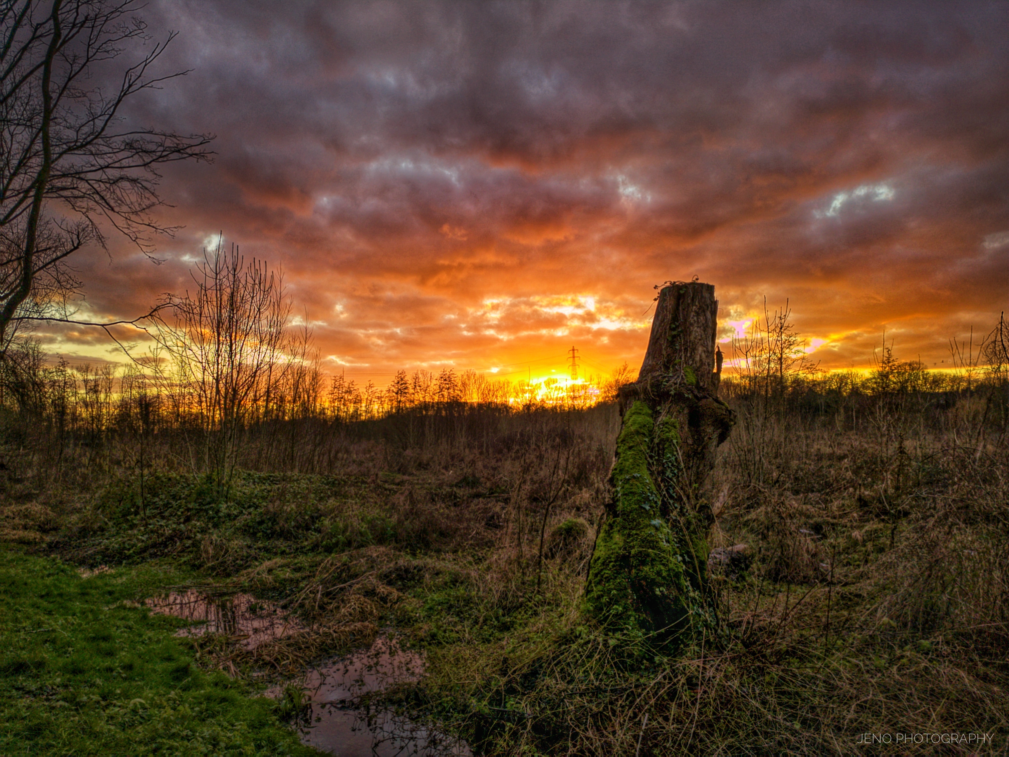Yesterday's Beautiful Winter Cold Sunset 🔆 🌨️ ️ FRANCE (RA