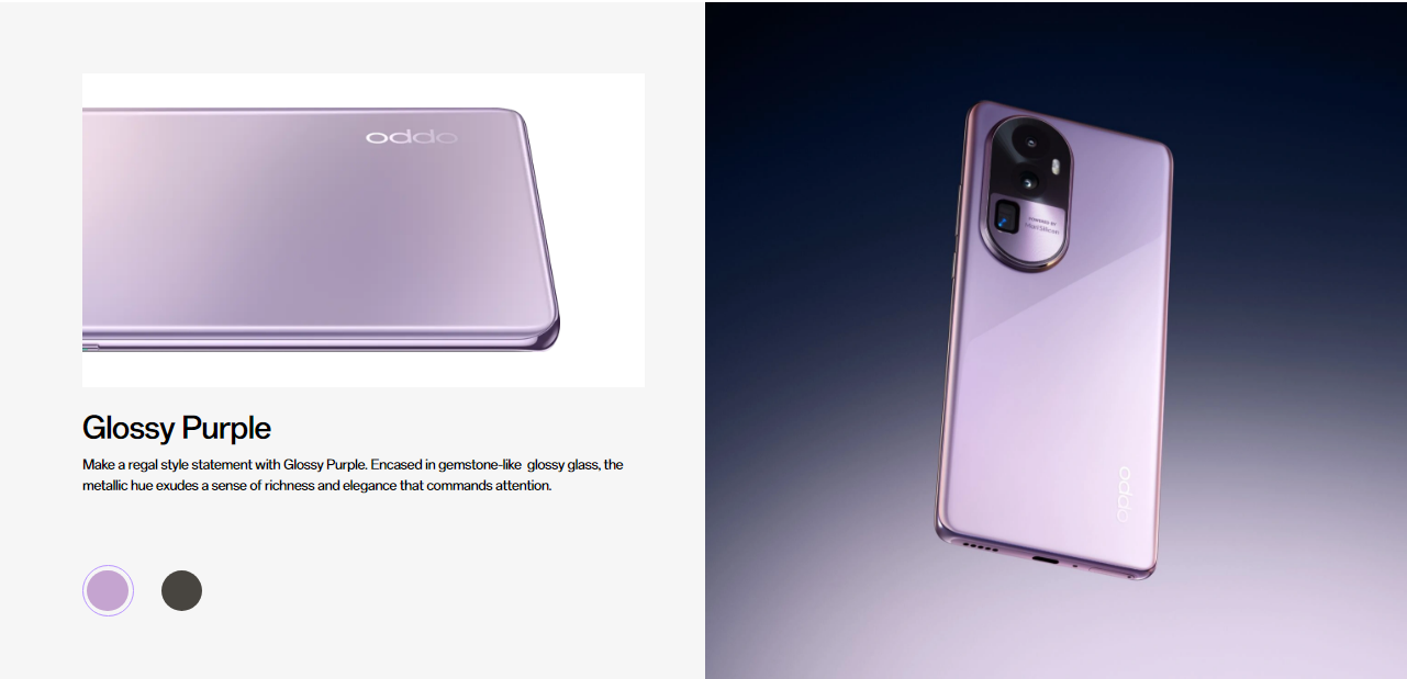 OPPO Reno 10 Pro グロッシーパープル Oppo Reno10 Pro 5G (Glossy 