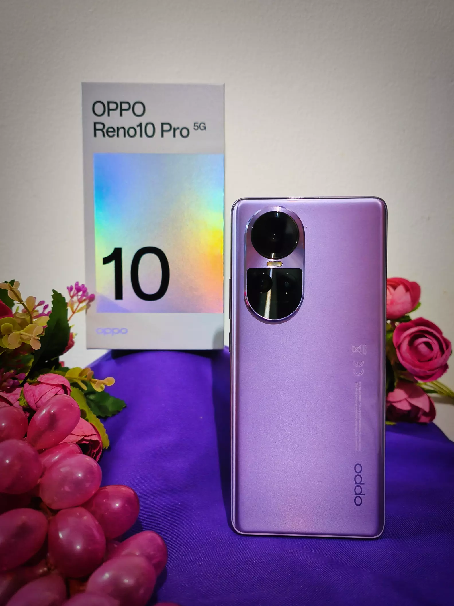 The Gorgeous Oppo Reno 10 Pro 5g in Purple. ???