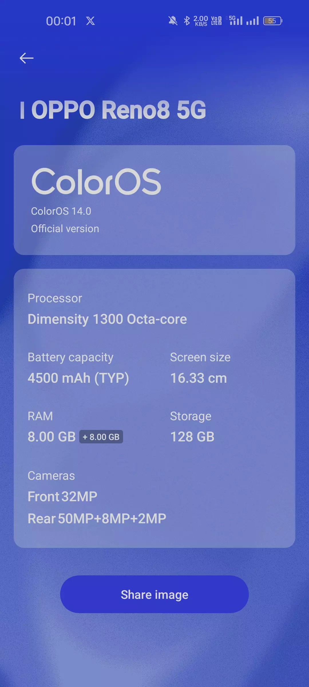 Oppo Reno 8 5G