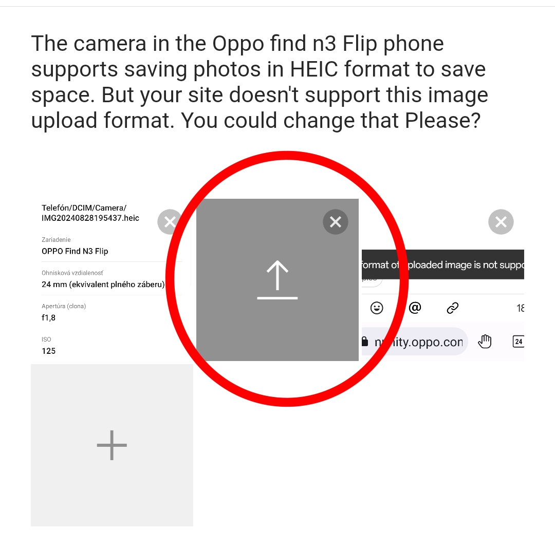 The camera in the Oppo find n3 Flip phone supports saving ph
