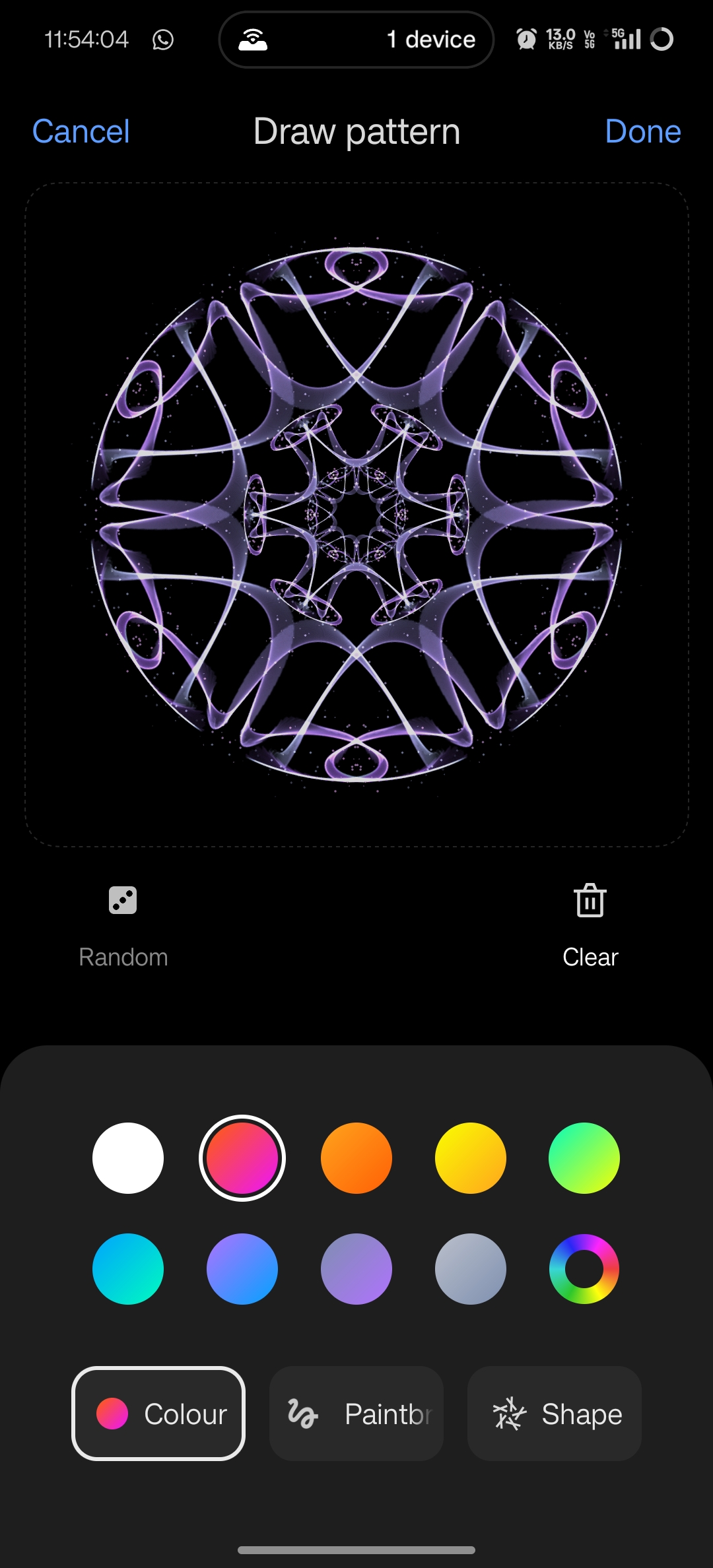 Aod Pattern After the ColorOS 15 update, I’m using the new Seamless Alwa