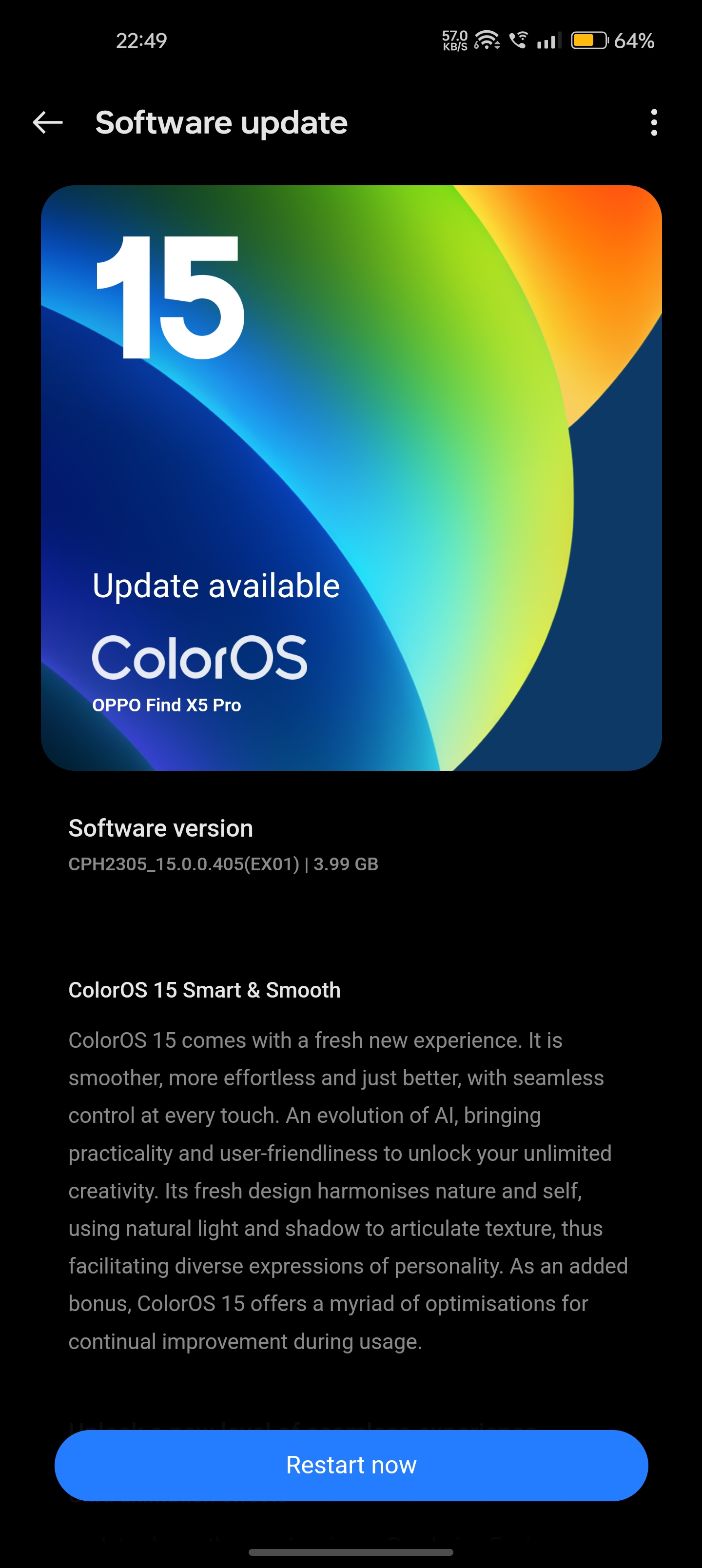 [Official Version] OPPO Find X5 Pro Android 15 x ColorOS 15
