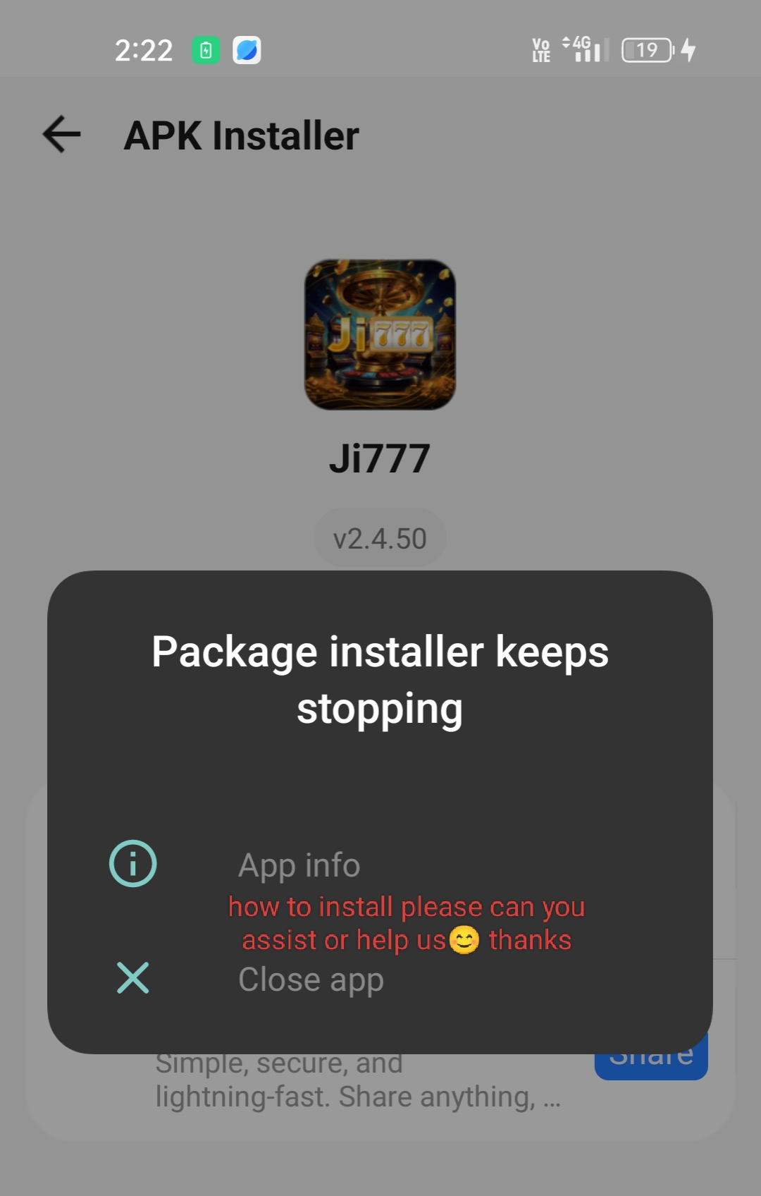 How to install the apps is done