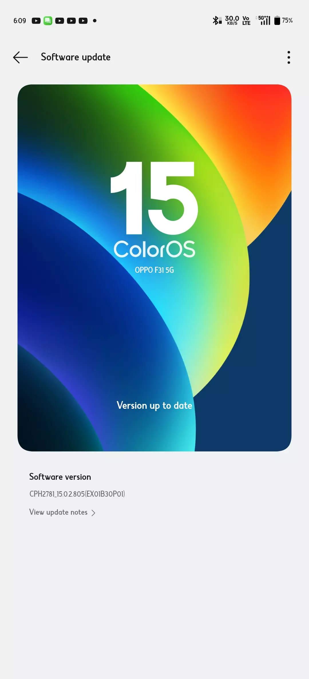 When will i get colorOS 16 update..?