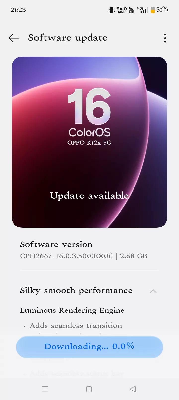 Coloros 16 mere phone se hta diya pr kyu Mera phone OPPO k12